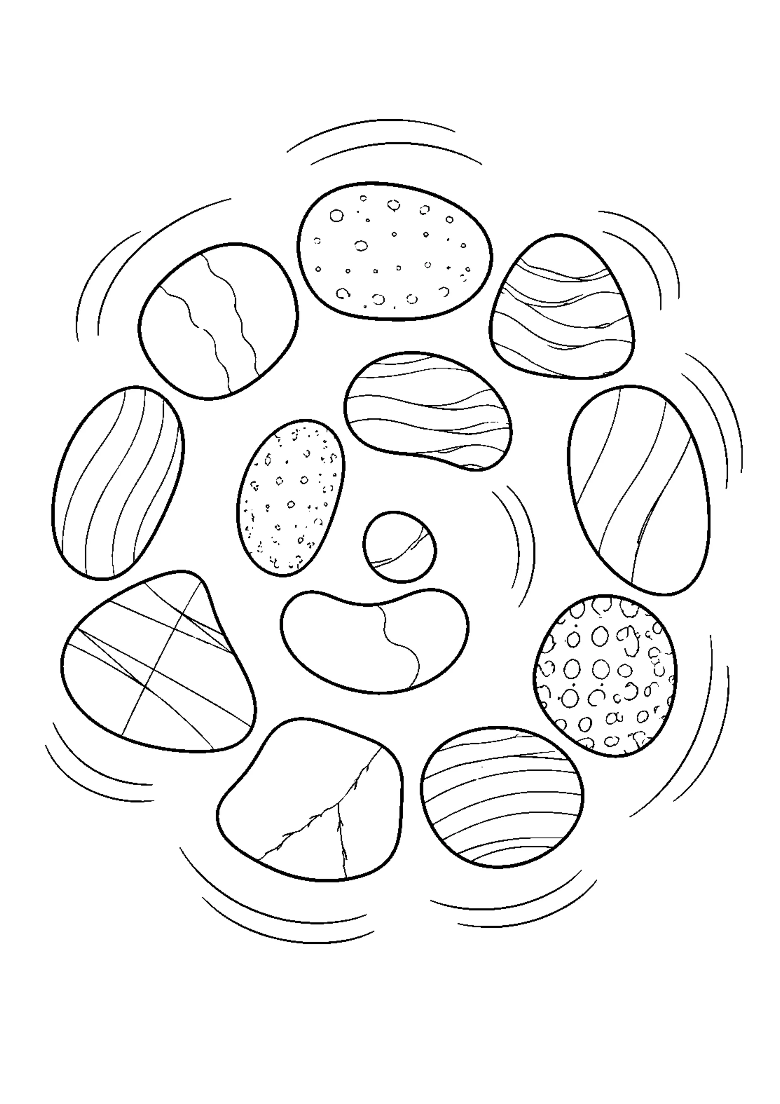 Coloriage Roches et minéraux à imprimer – dessin n°6