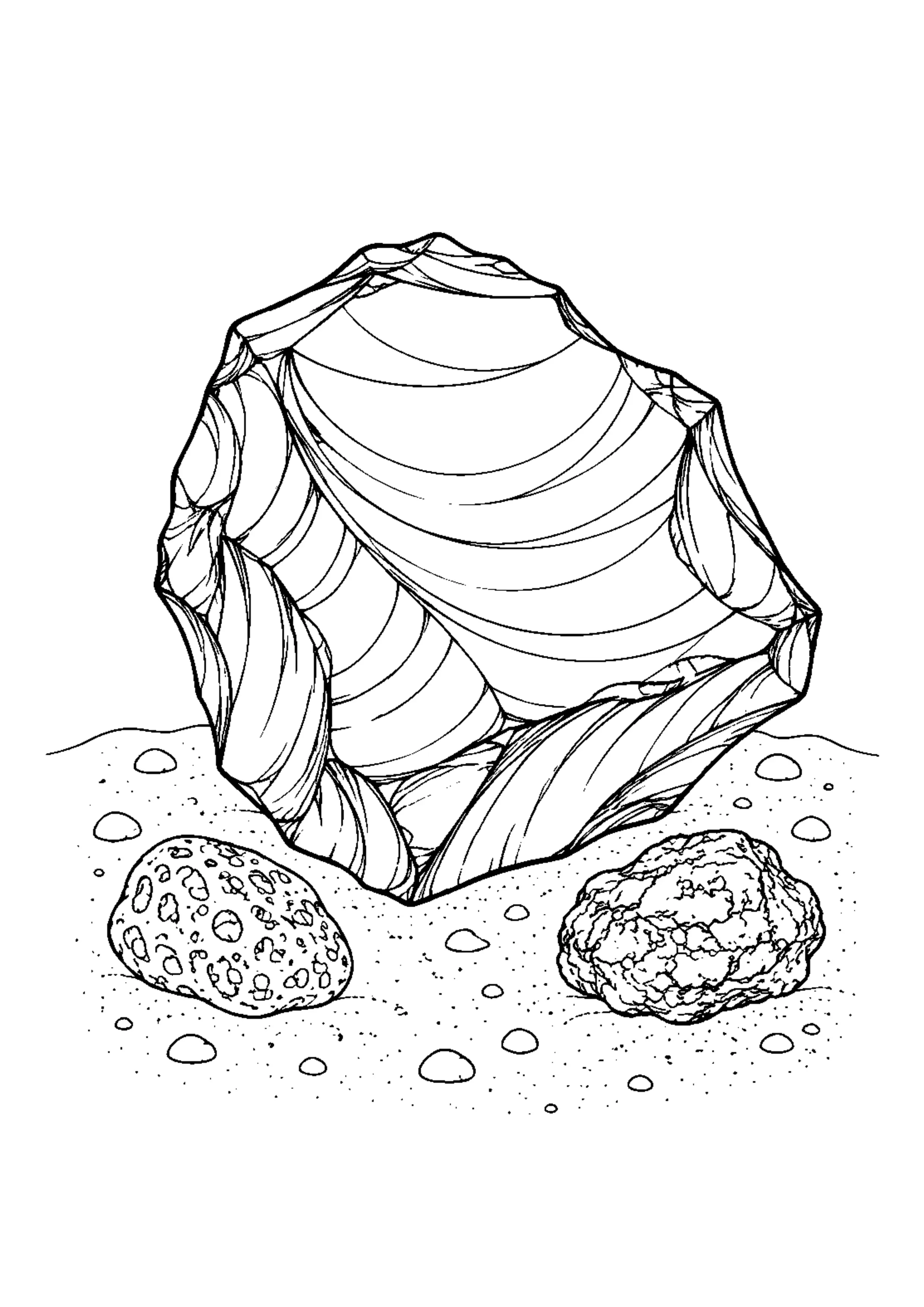 Coloriage Roches et minéraux à imprimer – dessin n°7