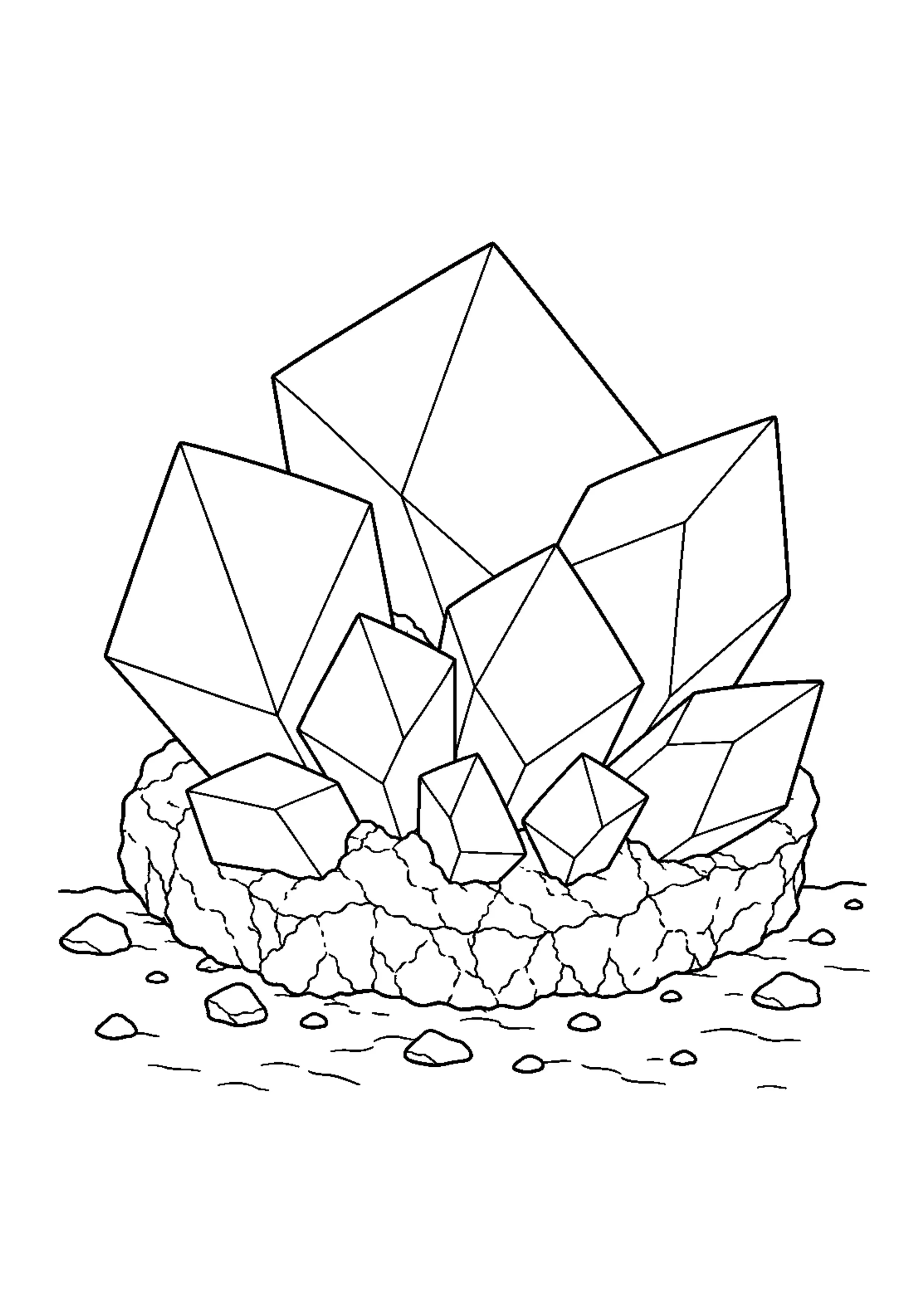Coloriage Roches et minéraux à imprimer – dessin n°8