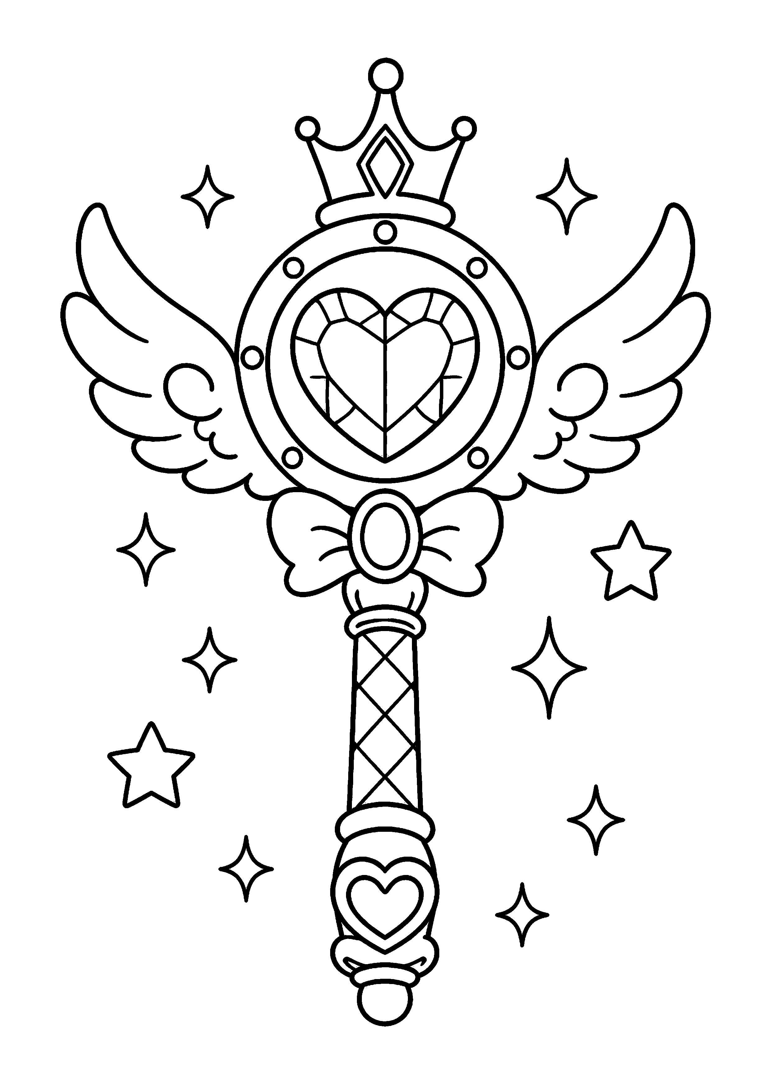 Coloriage Royaume enchanté à imprimer – dessin n°9