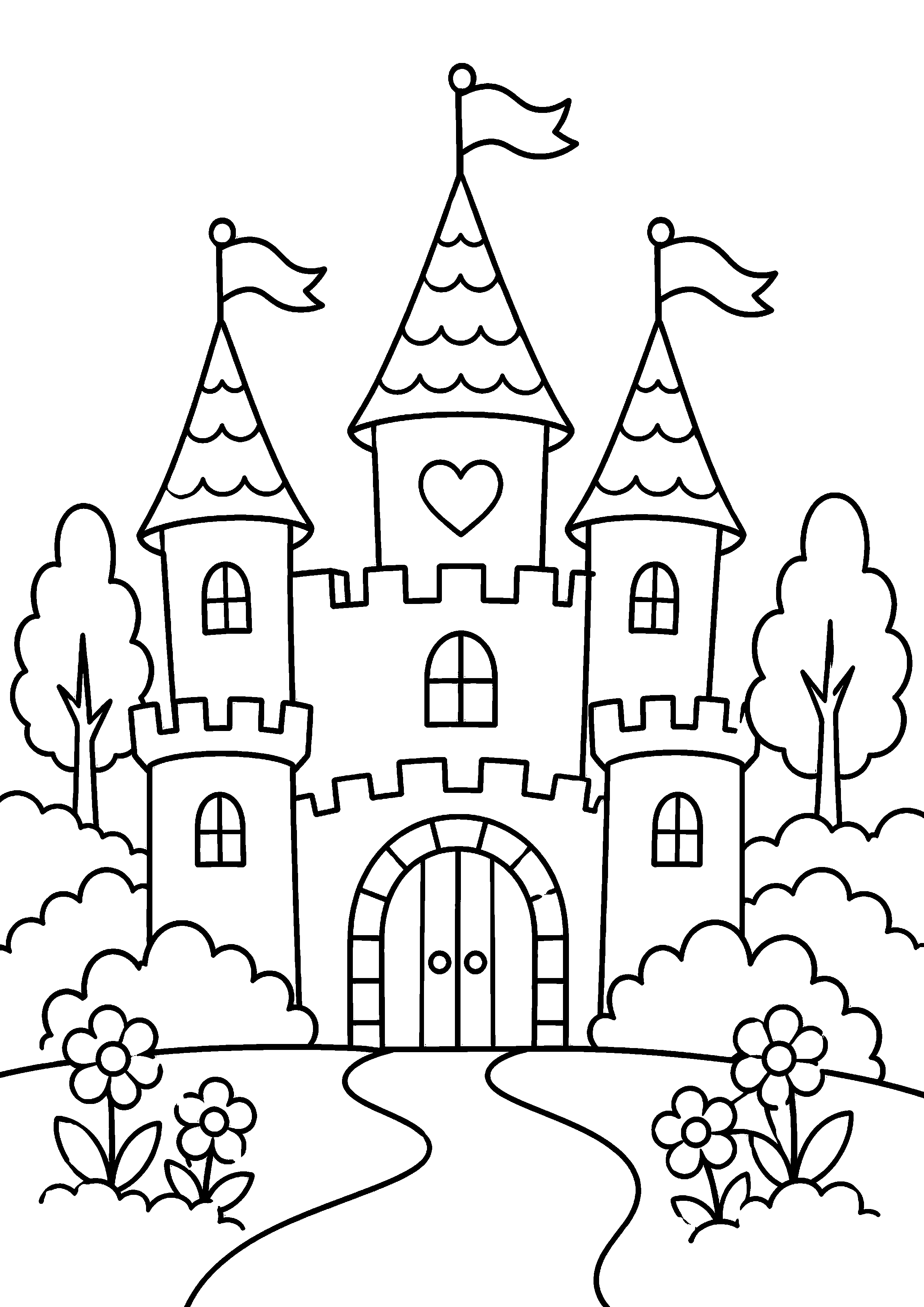 Coloriage Royaume enchanté à imprimer – dessin n°10