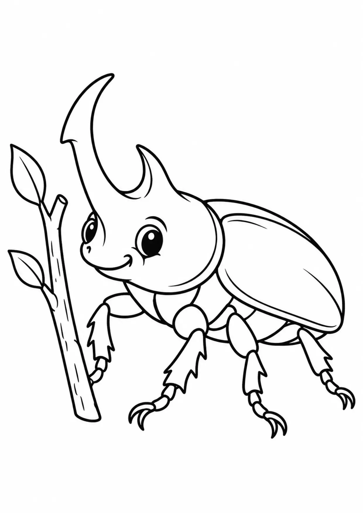 Coloriage scarabée : scarabee à imprimer montrant scarabee, dessin noir et blanc