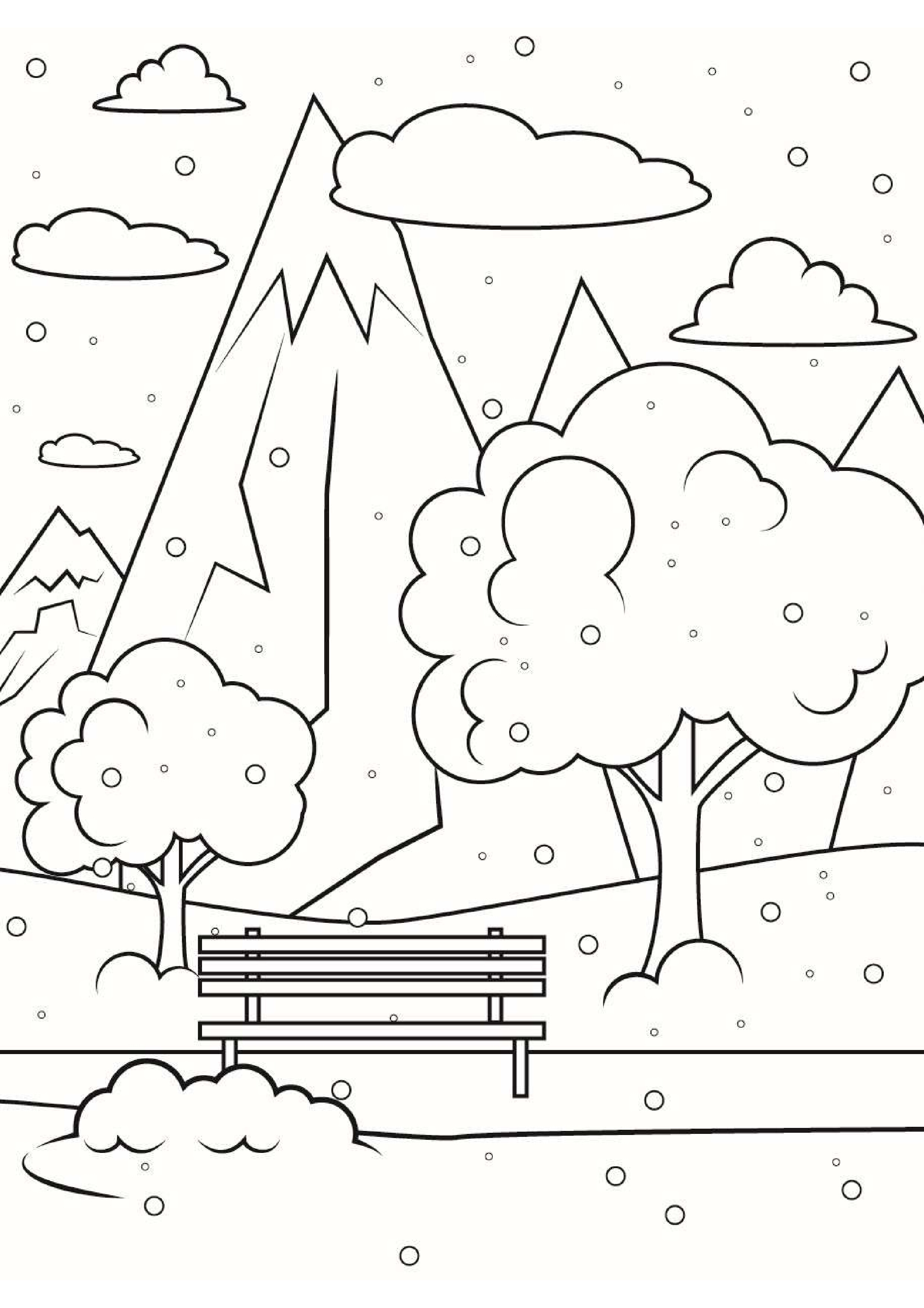 coloriage-Montagne