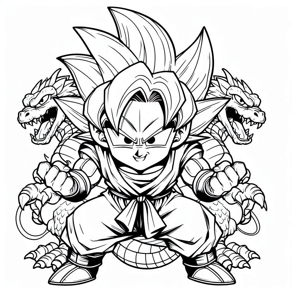 Coloriage Dragon Ball Z Gratuit A Imprimer Animyjob