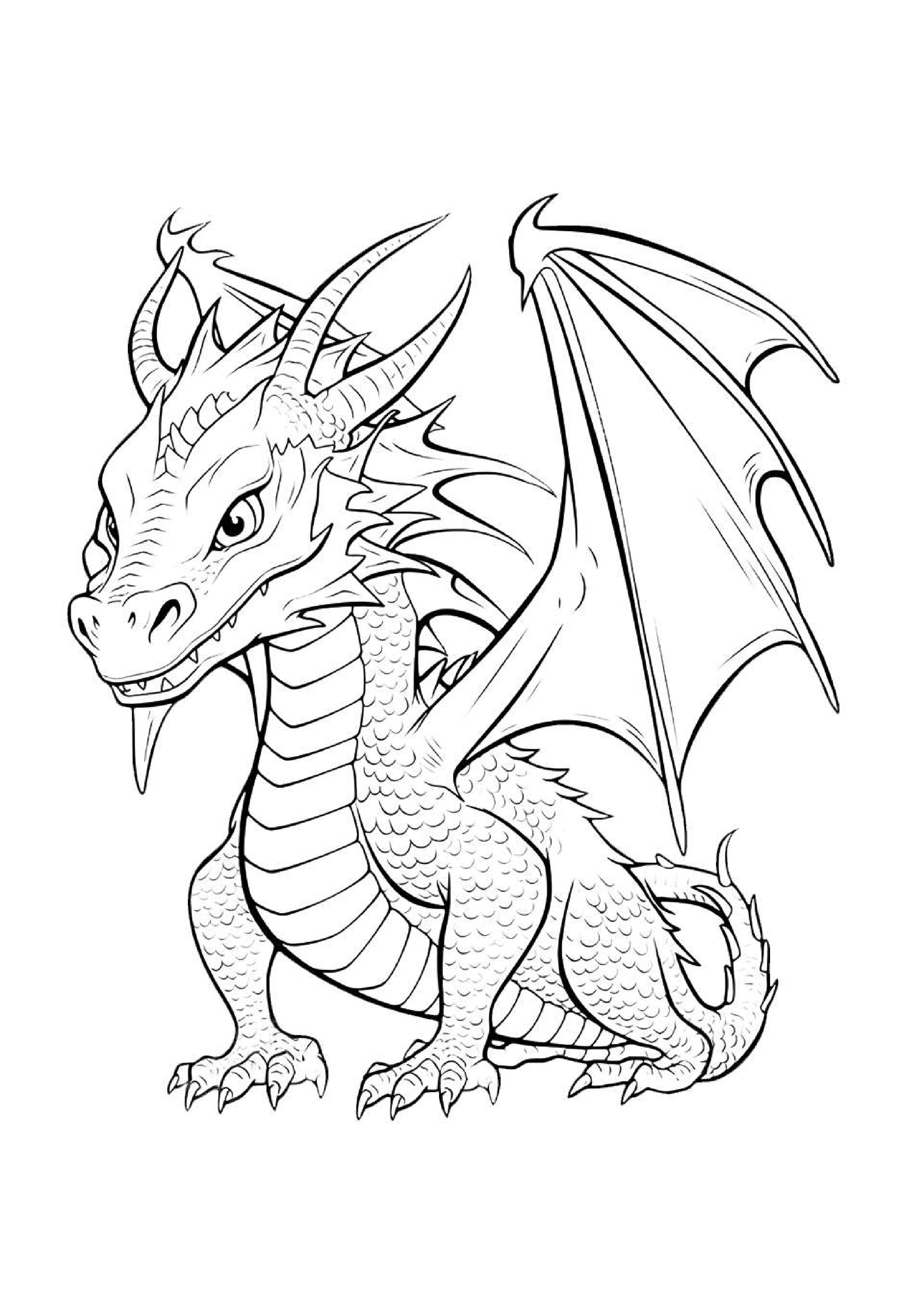 coloriage-dragon