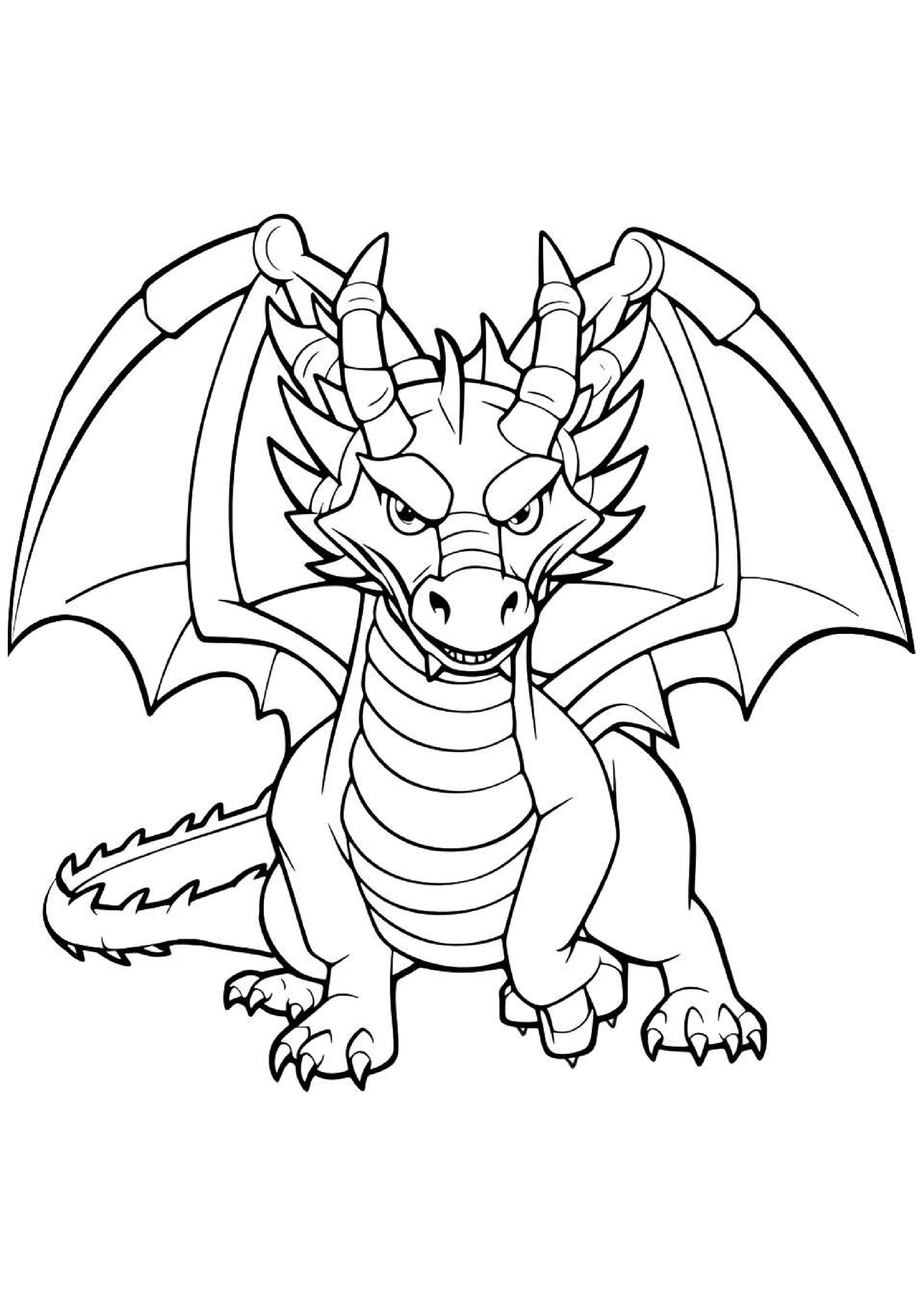 coloriage-dragon