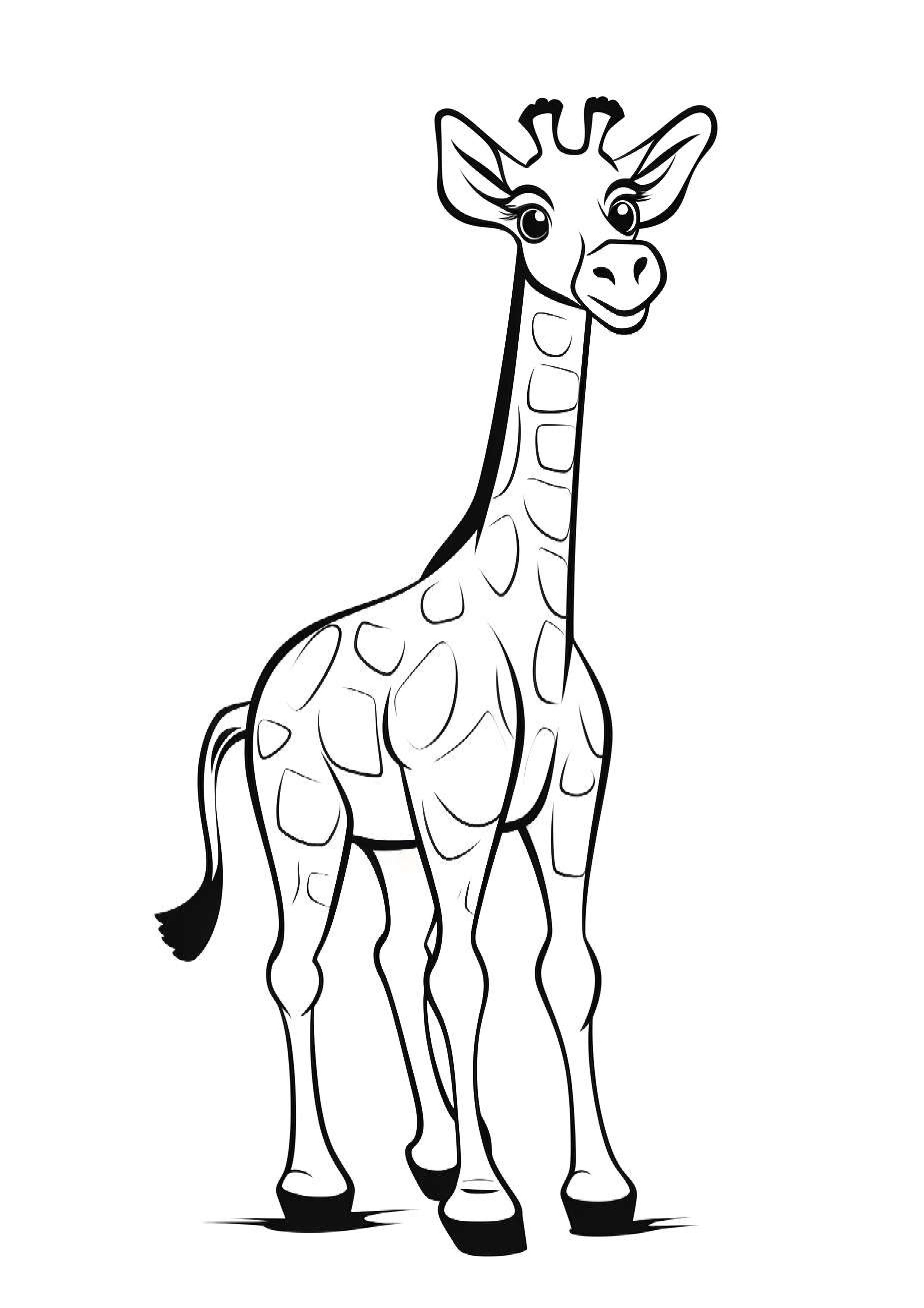 coloriage-girafe