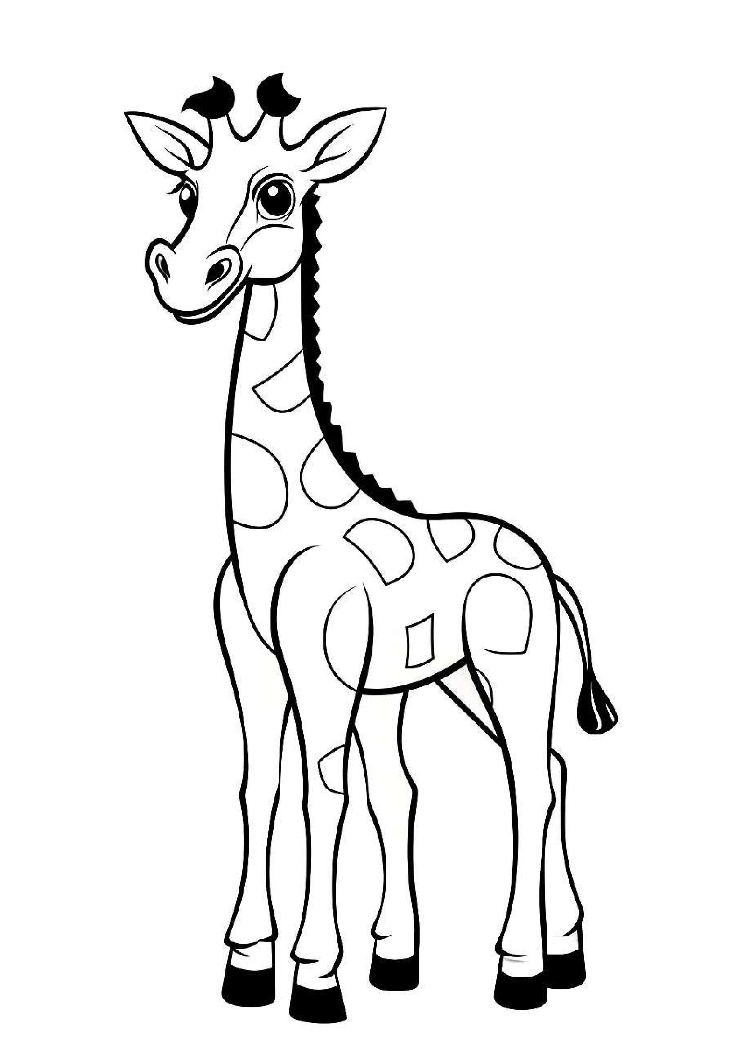 coloriage-girafe