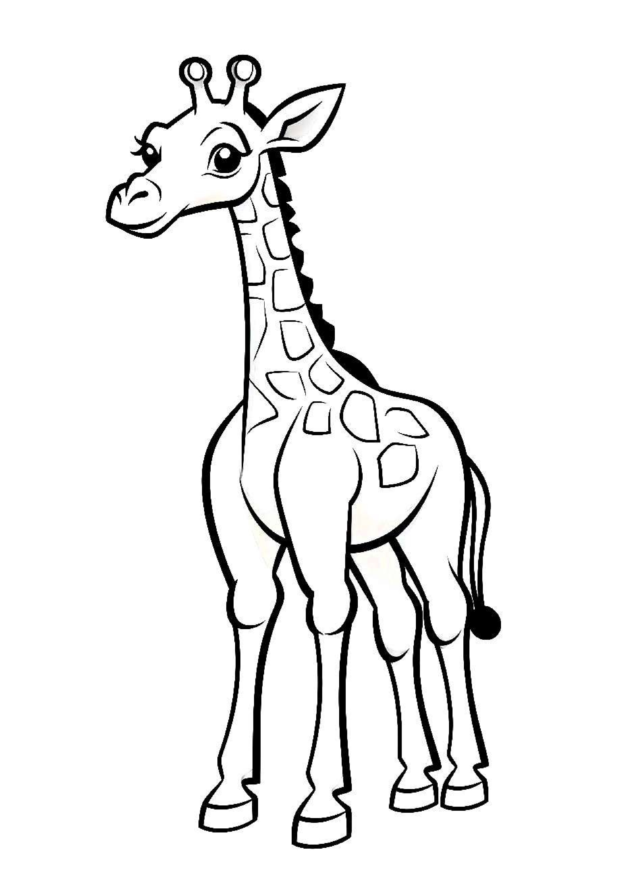 coloriage-girafe