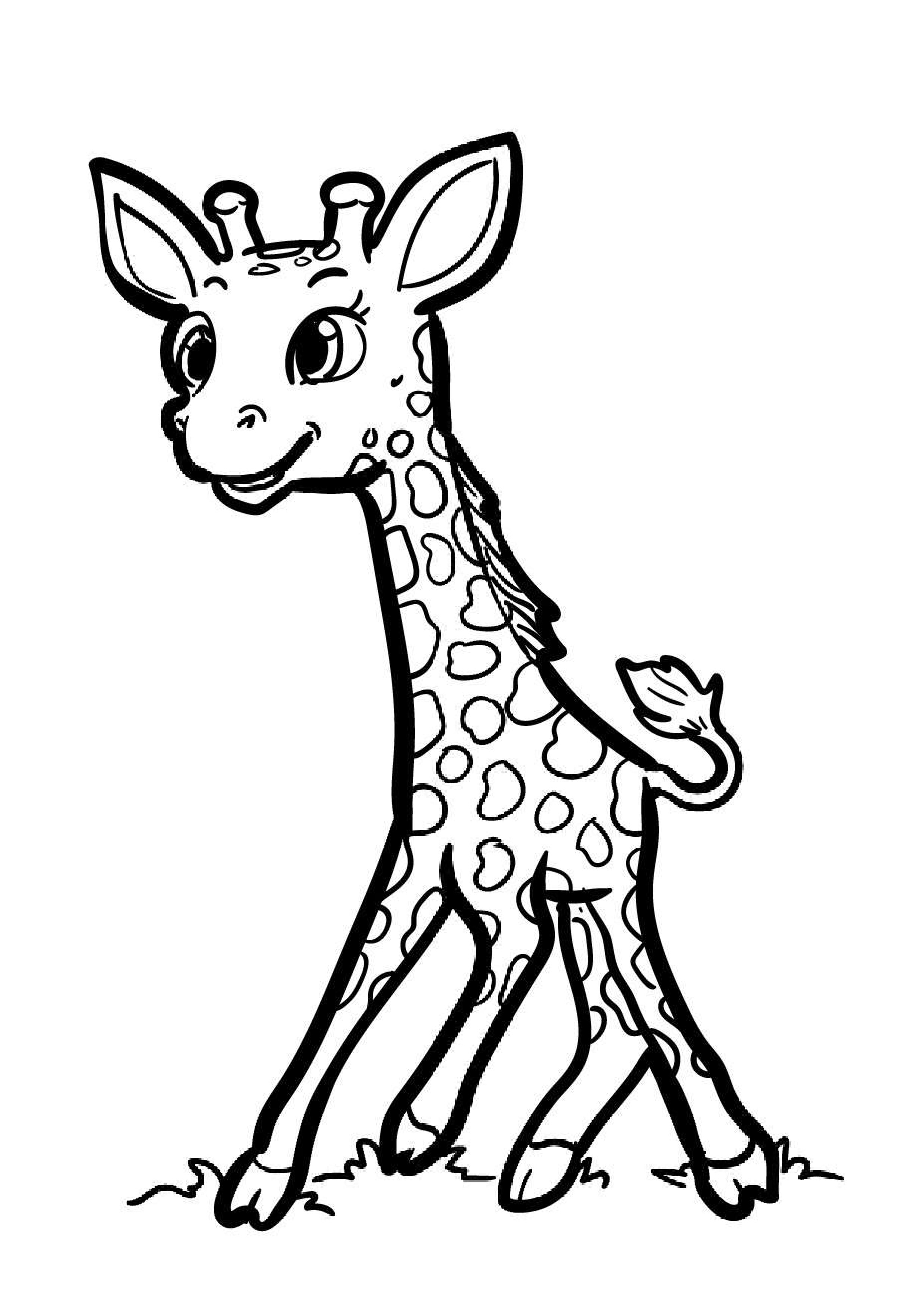 coloriage-girafe