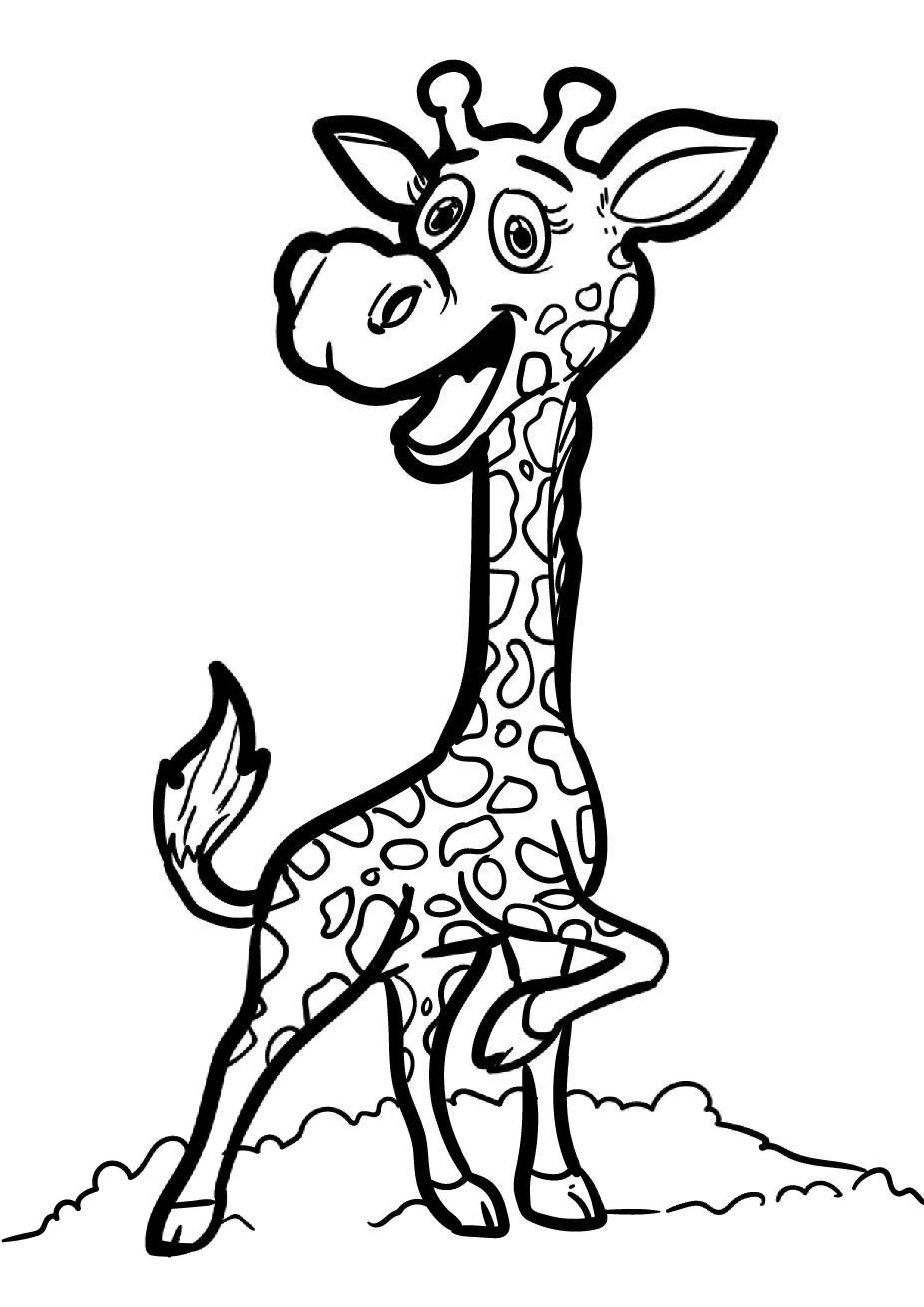 coloriage-girafe