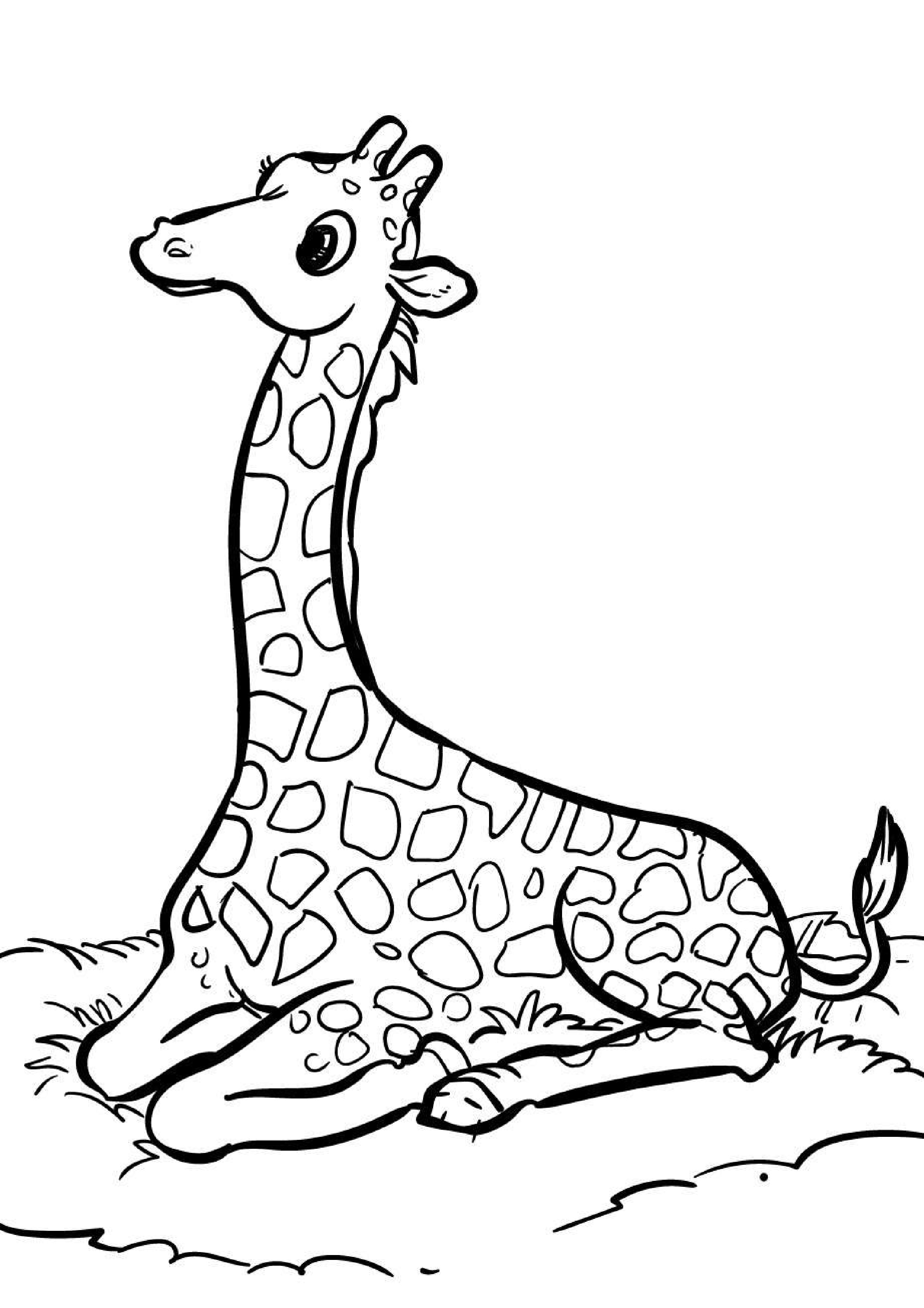 coloriage-girafe
