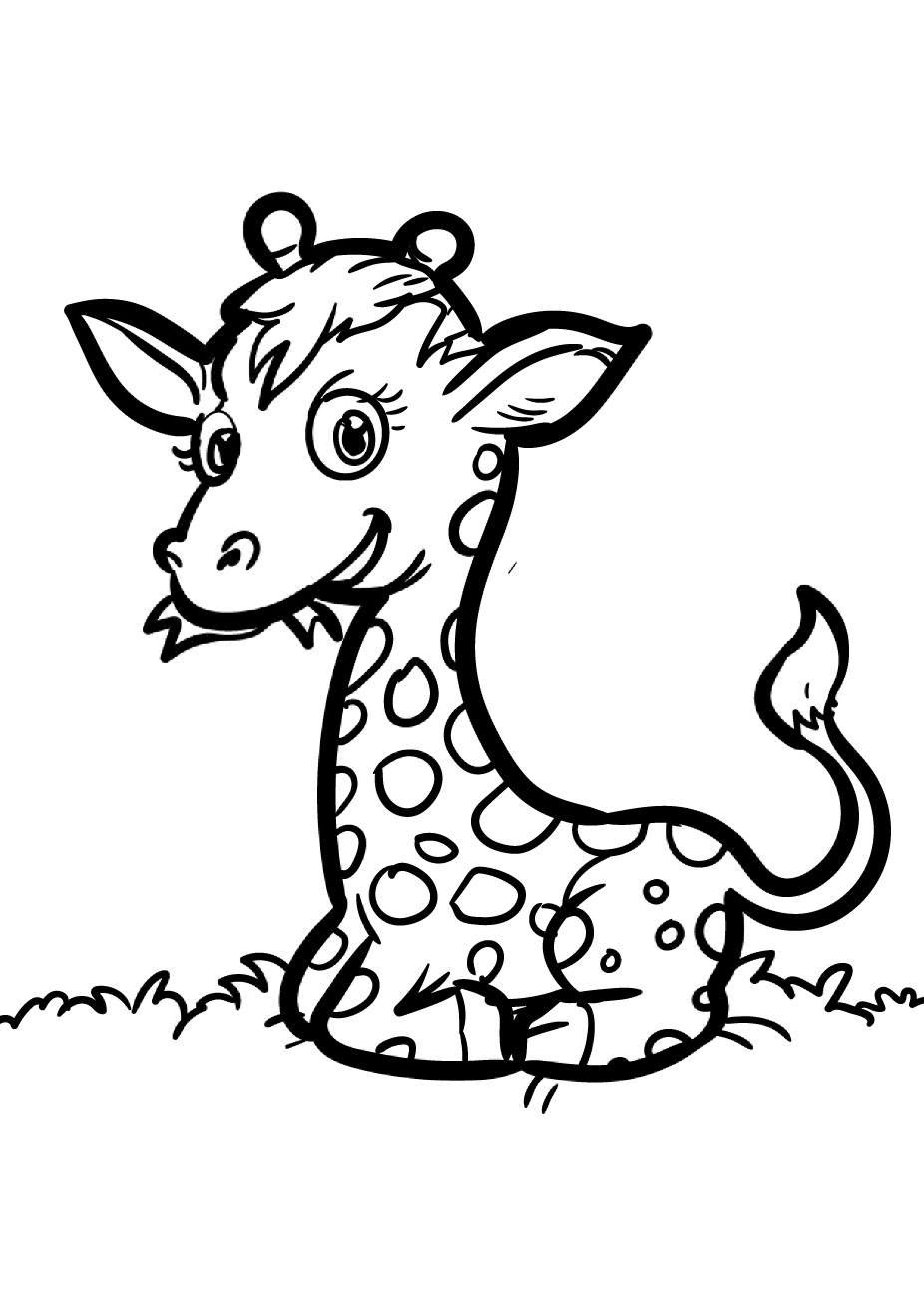 coloriage-girafe