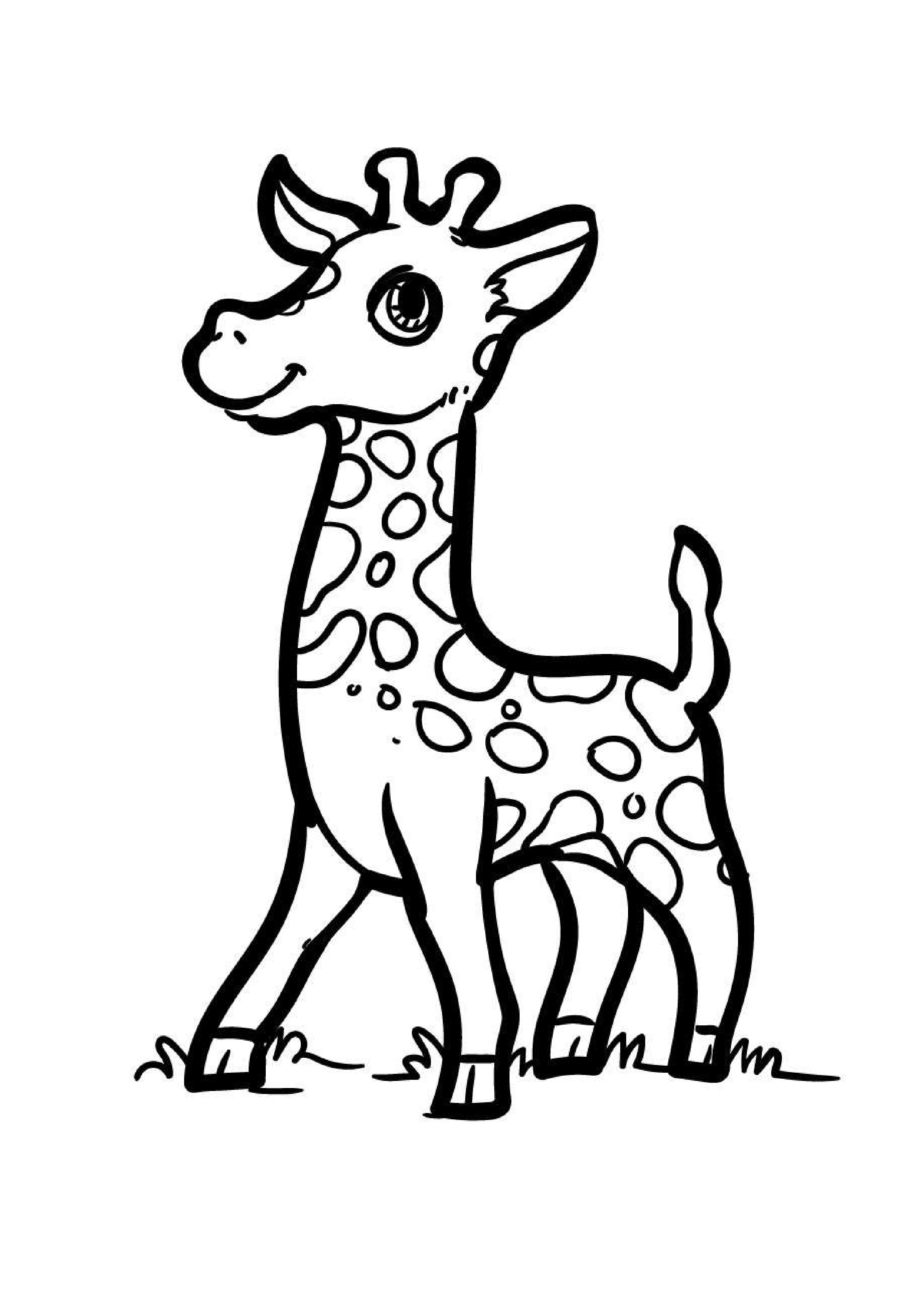 coloriage-girafe
