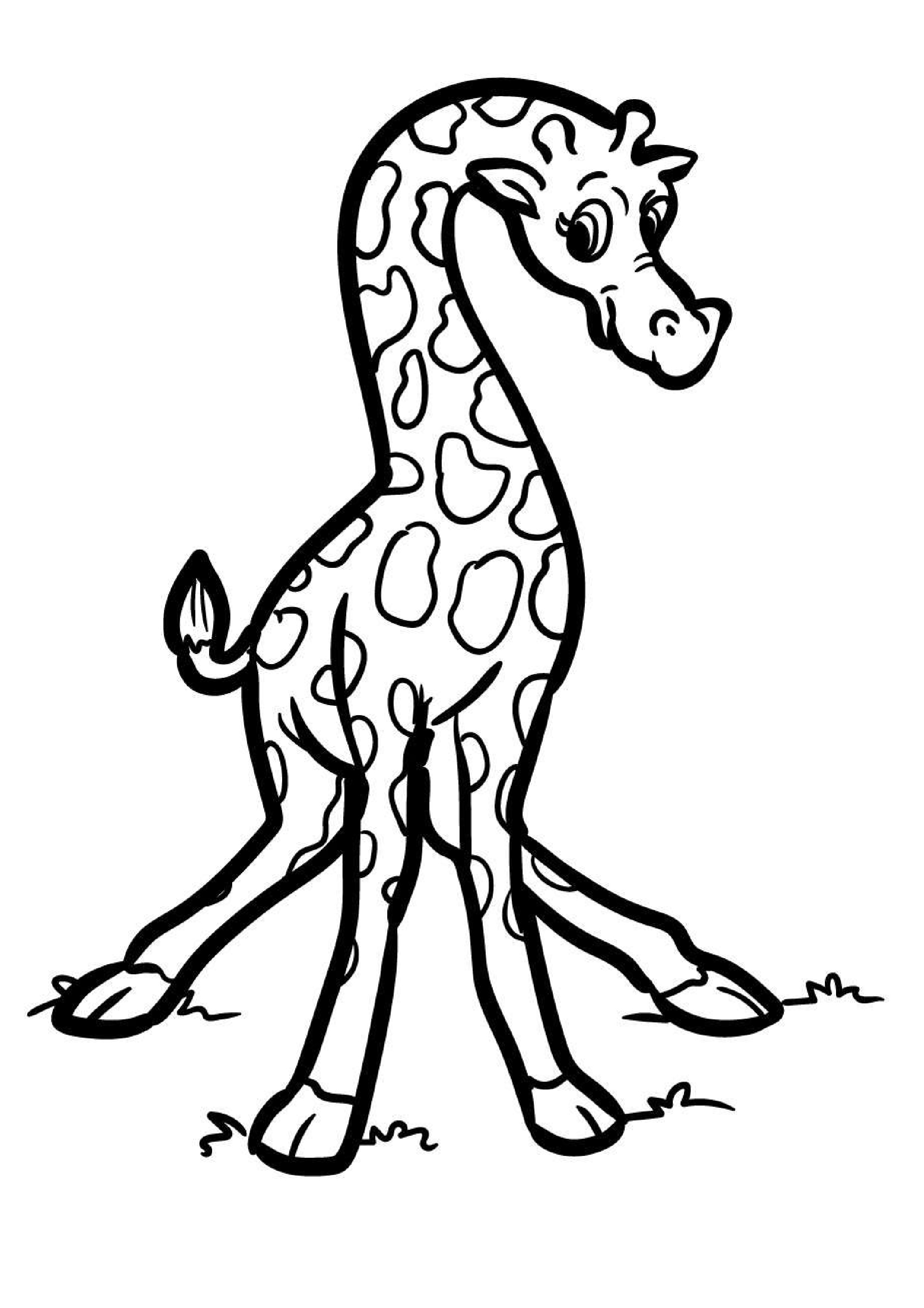 coloriage-girafe