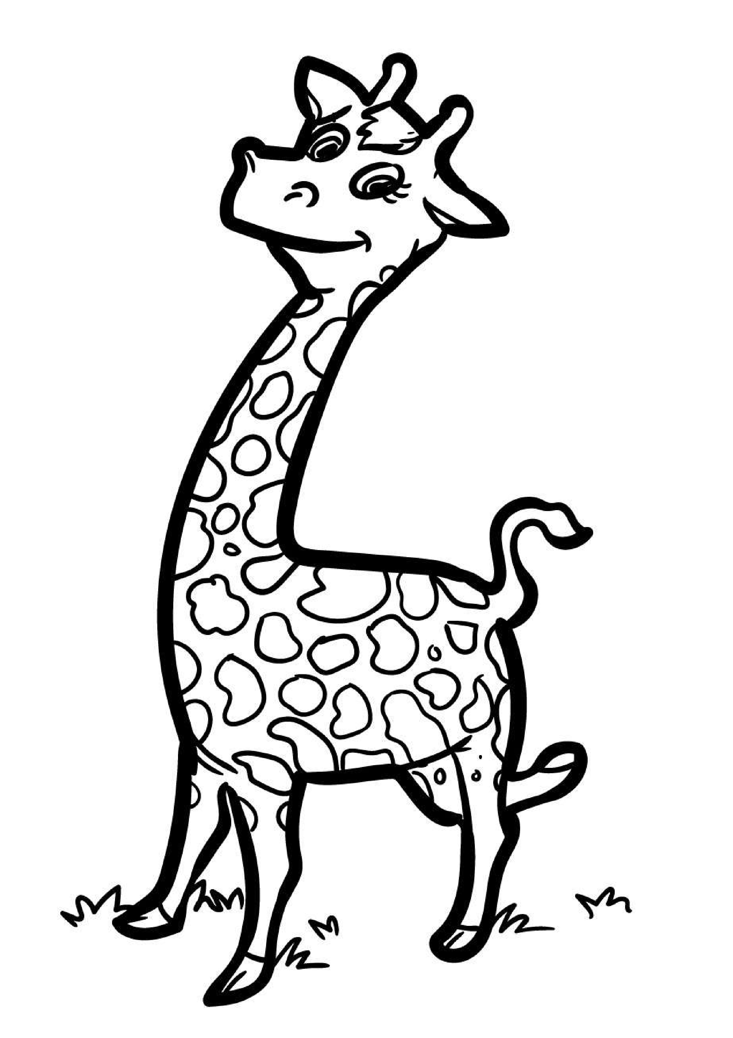 coloriage-girafe