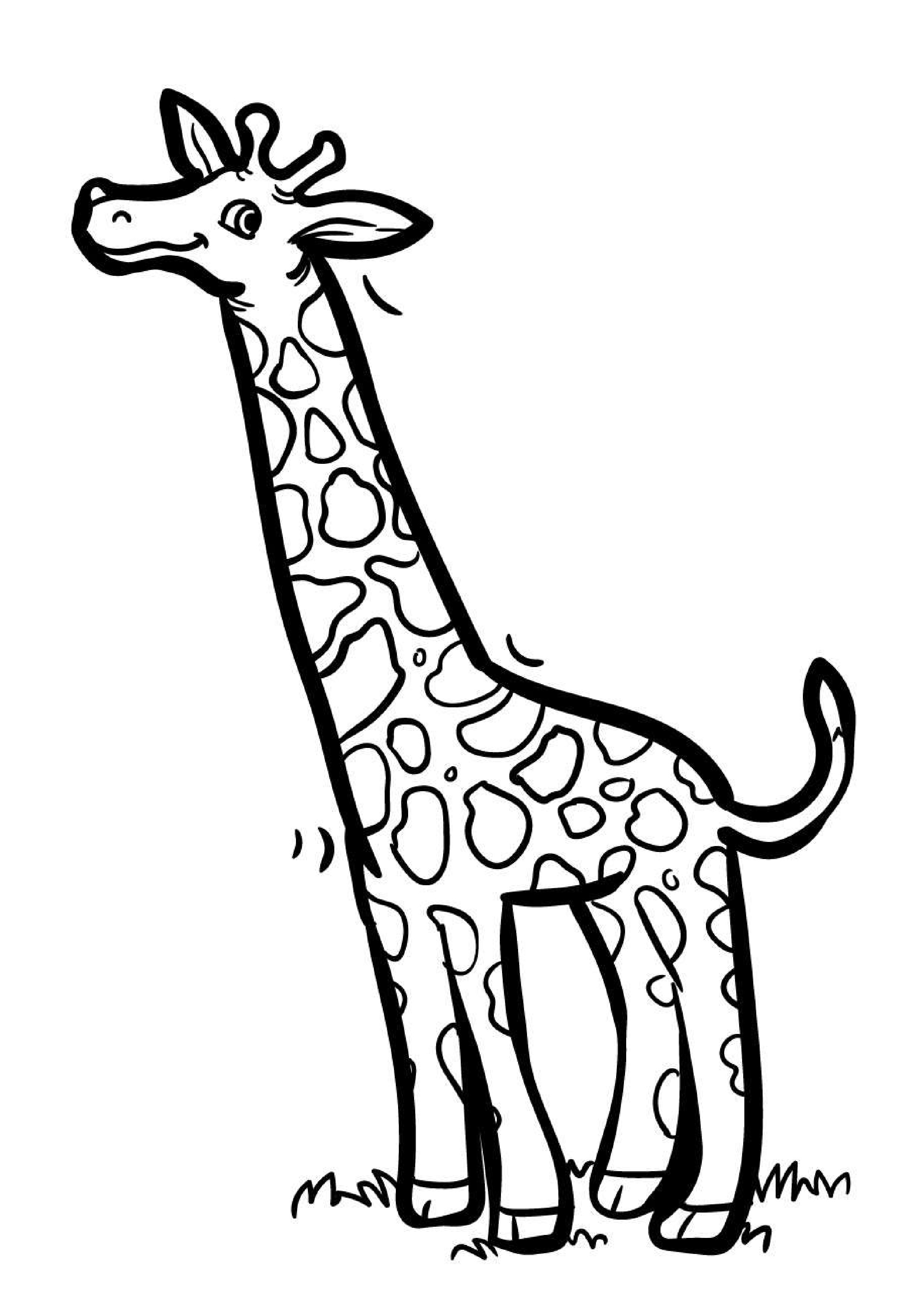 coloriage-girafe