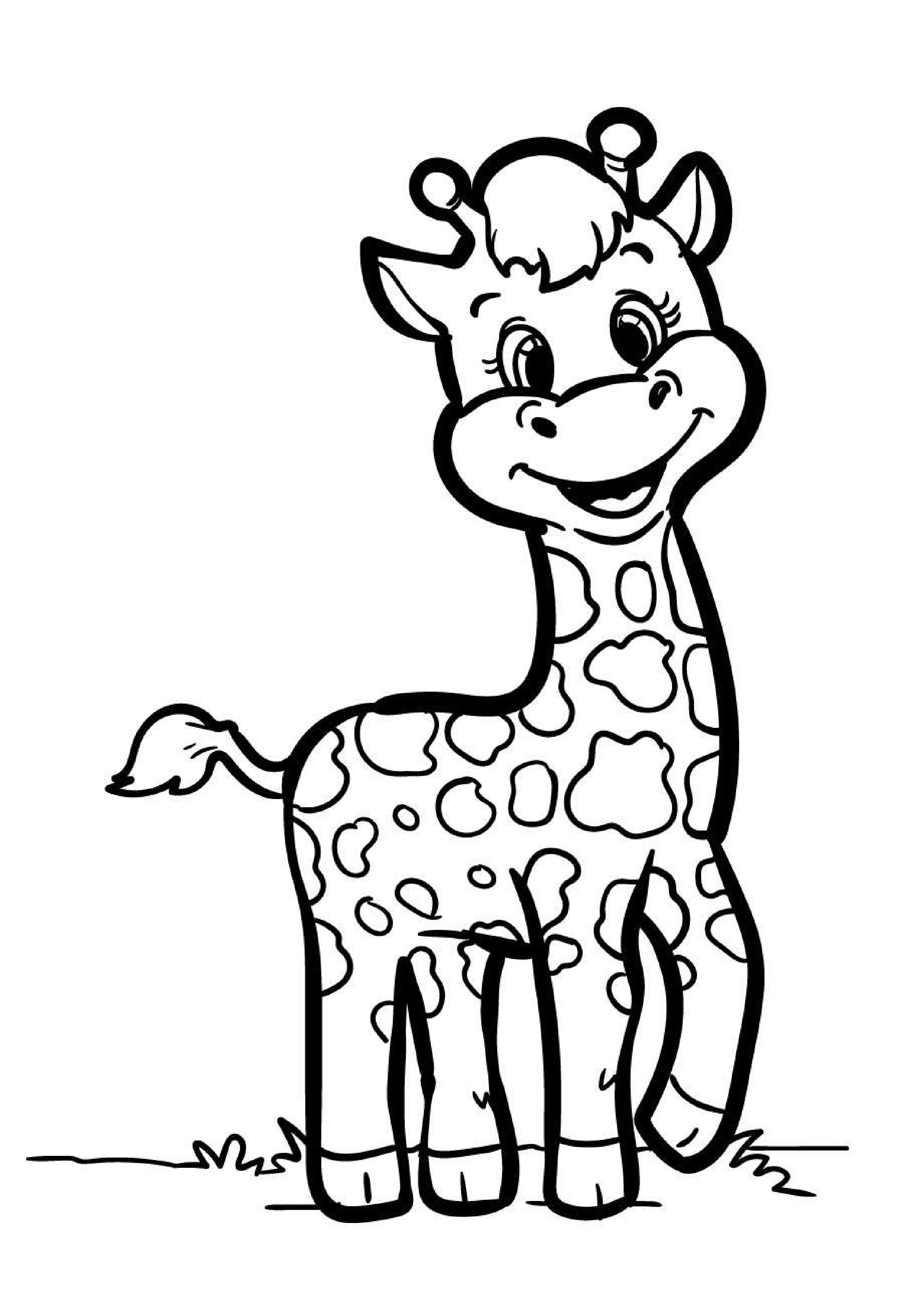 coloriage-girafe