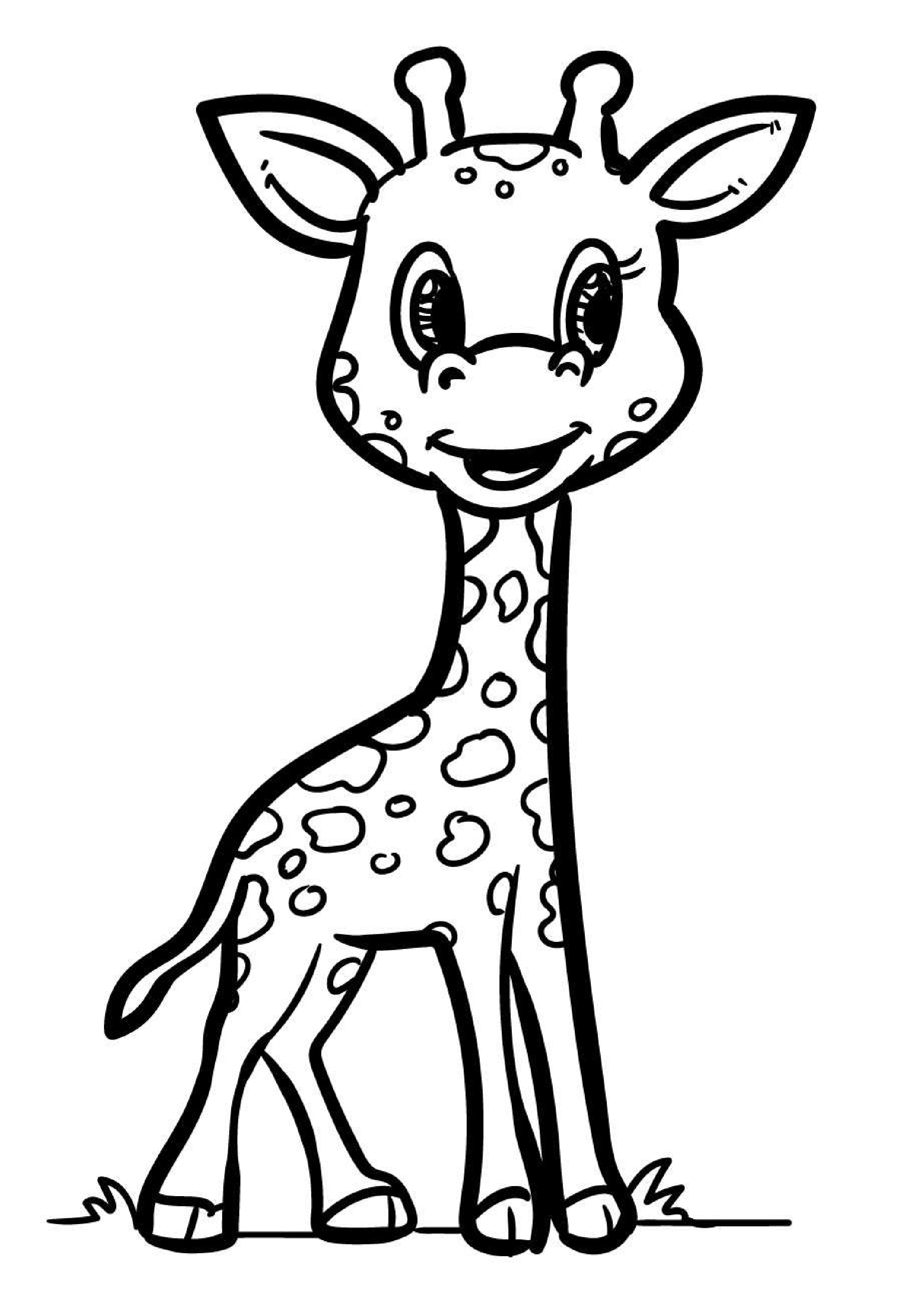 coloriage-girafe