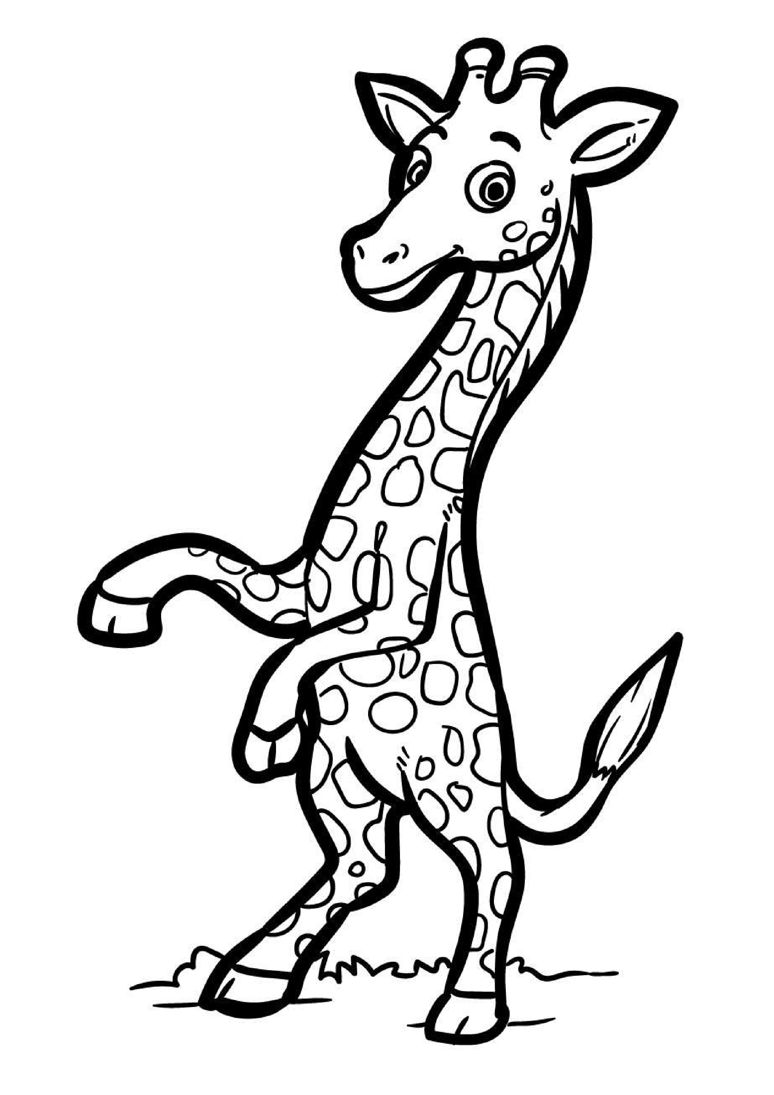 coloriage-girafe