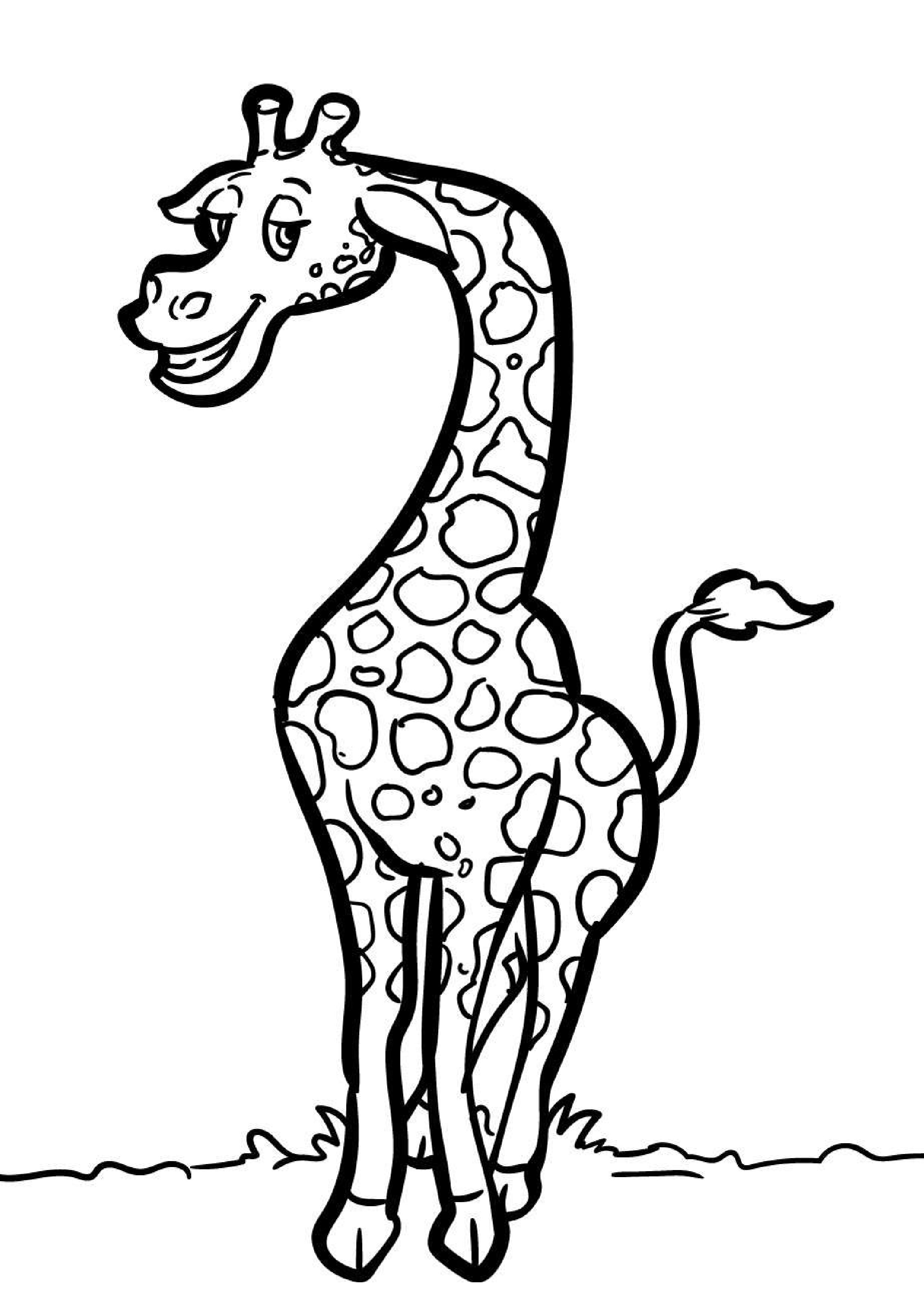 coloriage-girafe