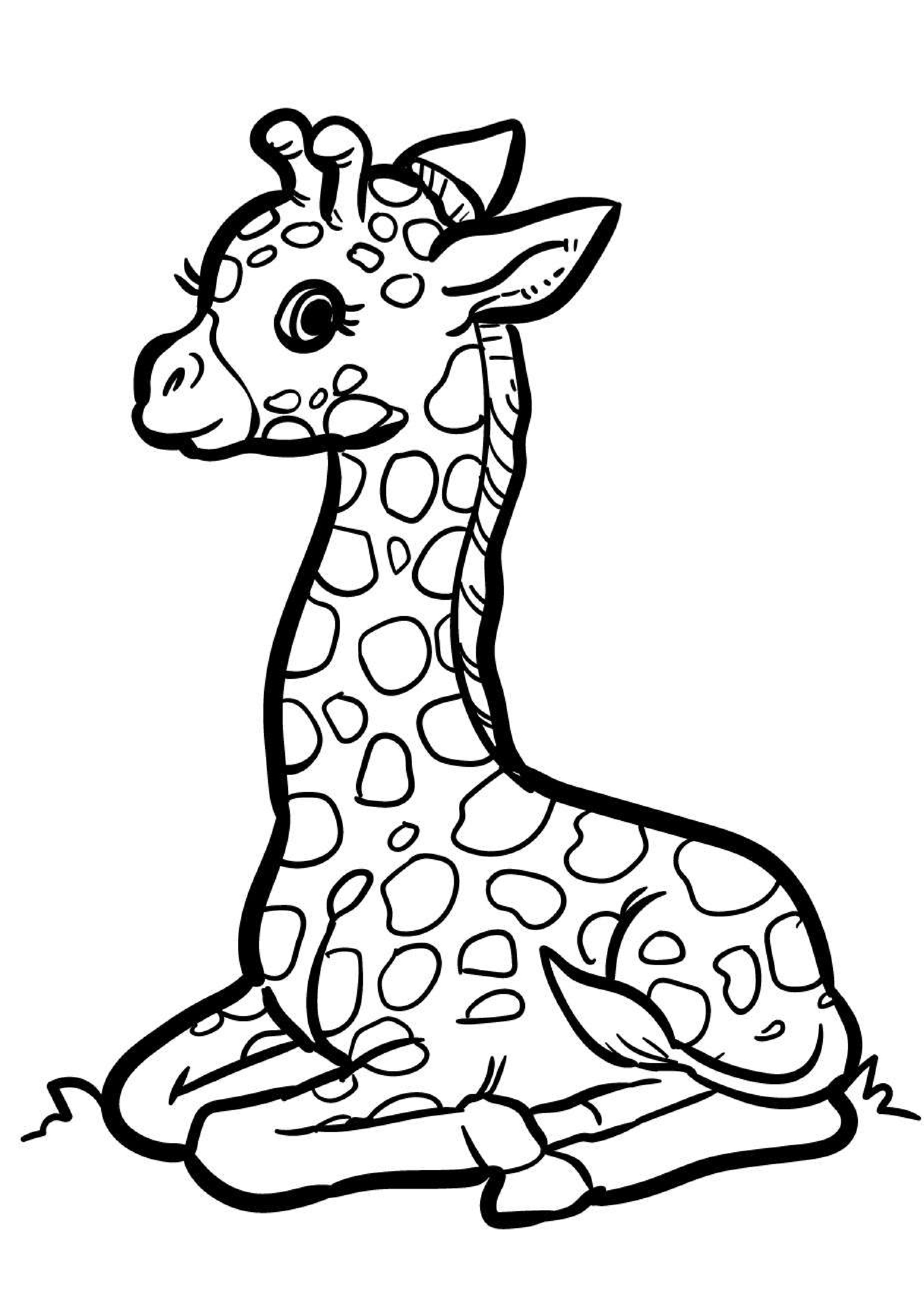 coloriage-girafe