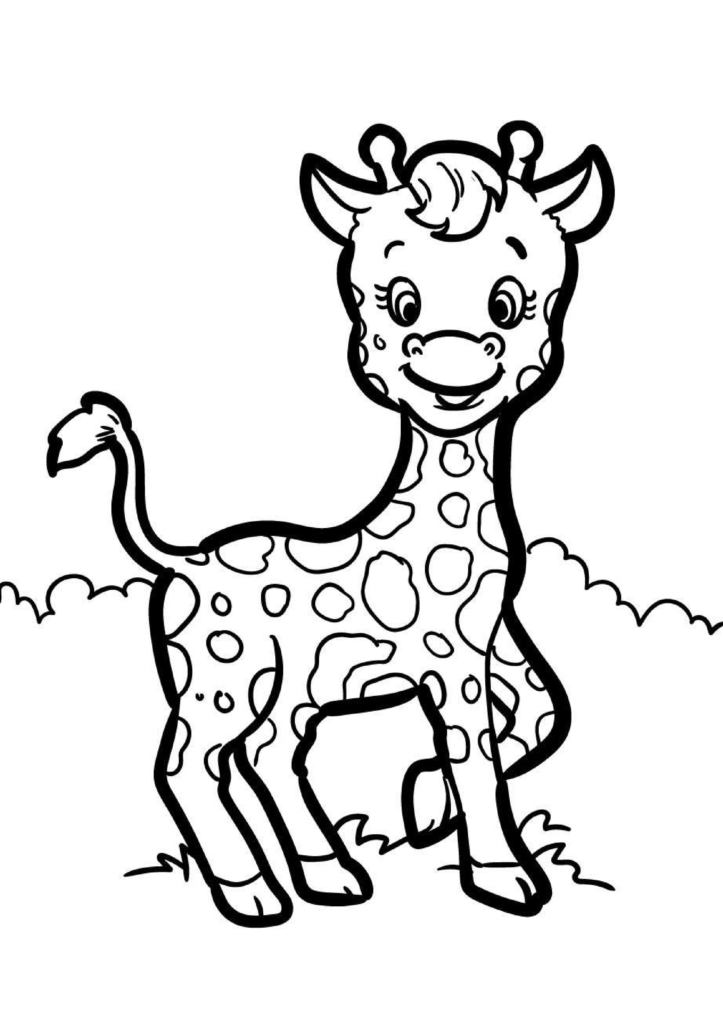 coloriage-girafe