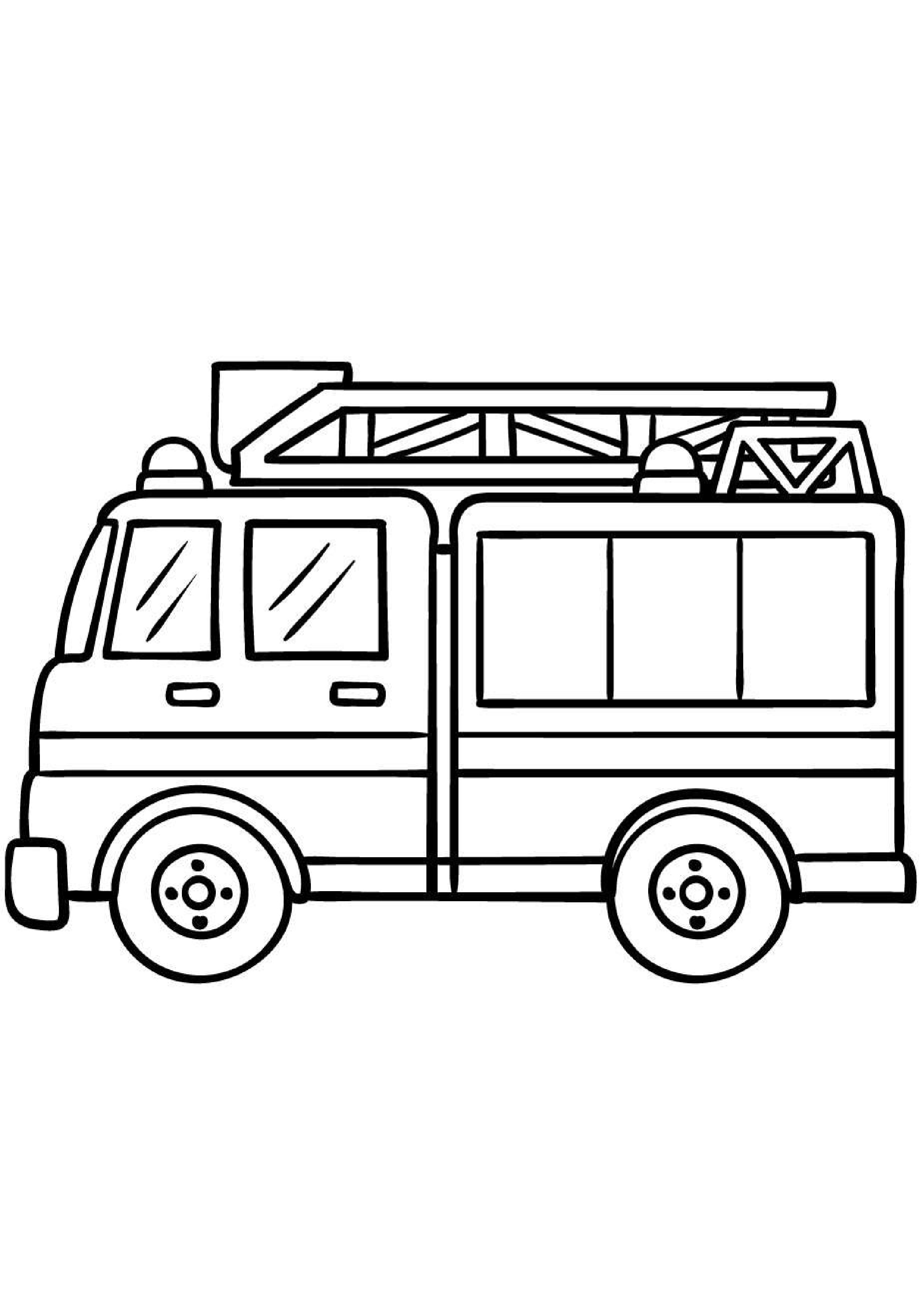 coloriage-gratuit-camion-pompier