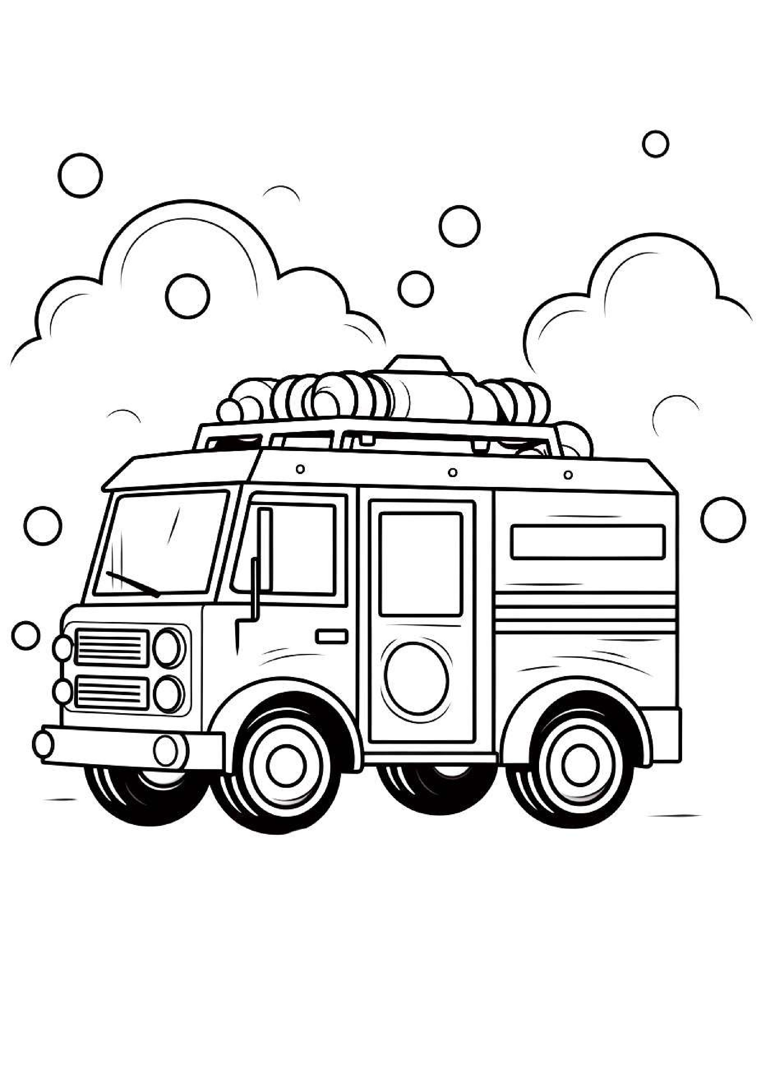 coloriage-gratuit-camion-pompier