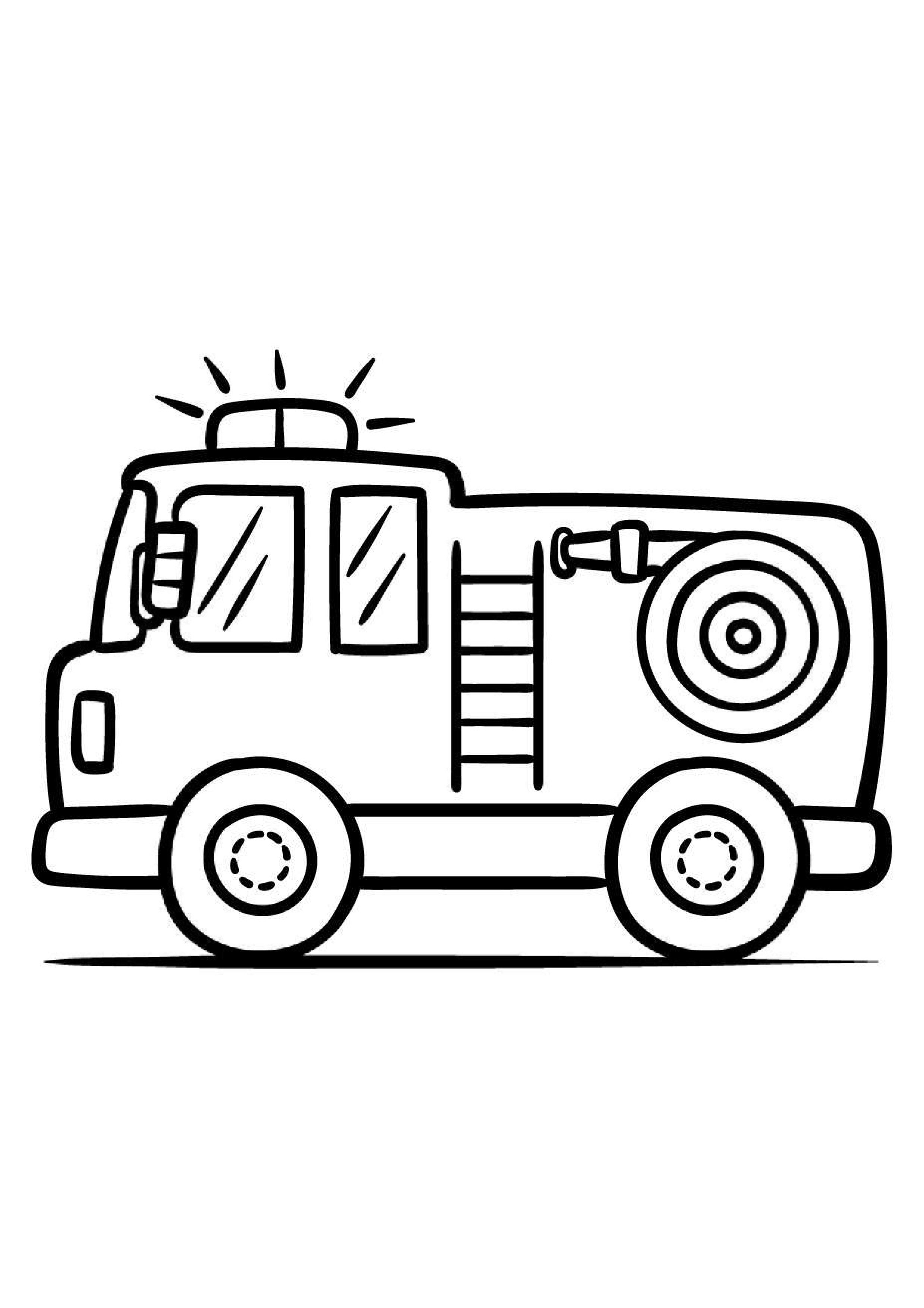 coloriage-gratuit-camion-pompier