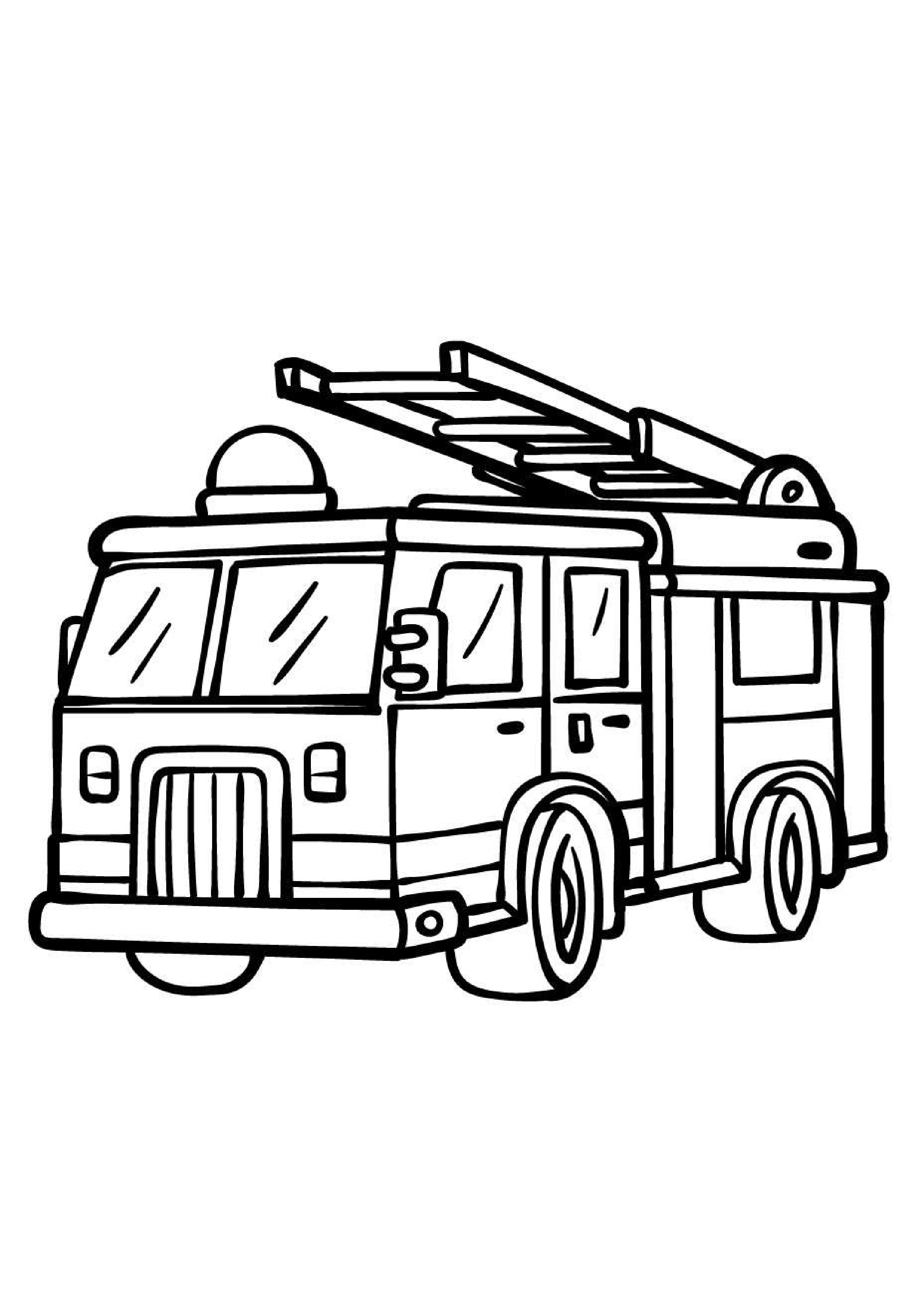 coloriage-gratuit-camion-pompier