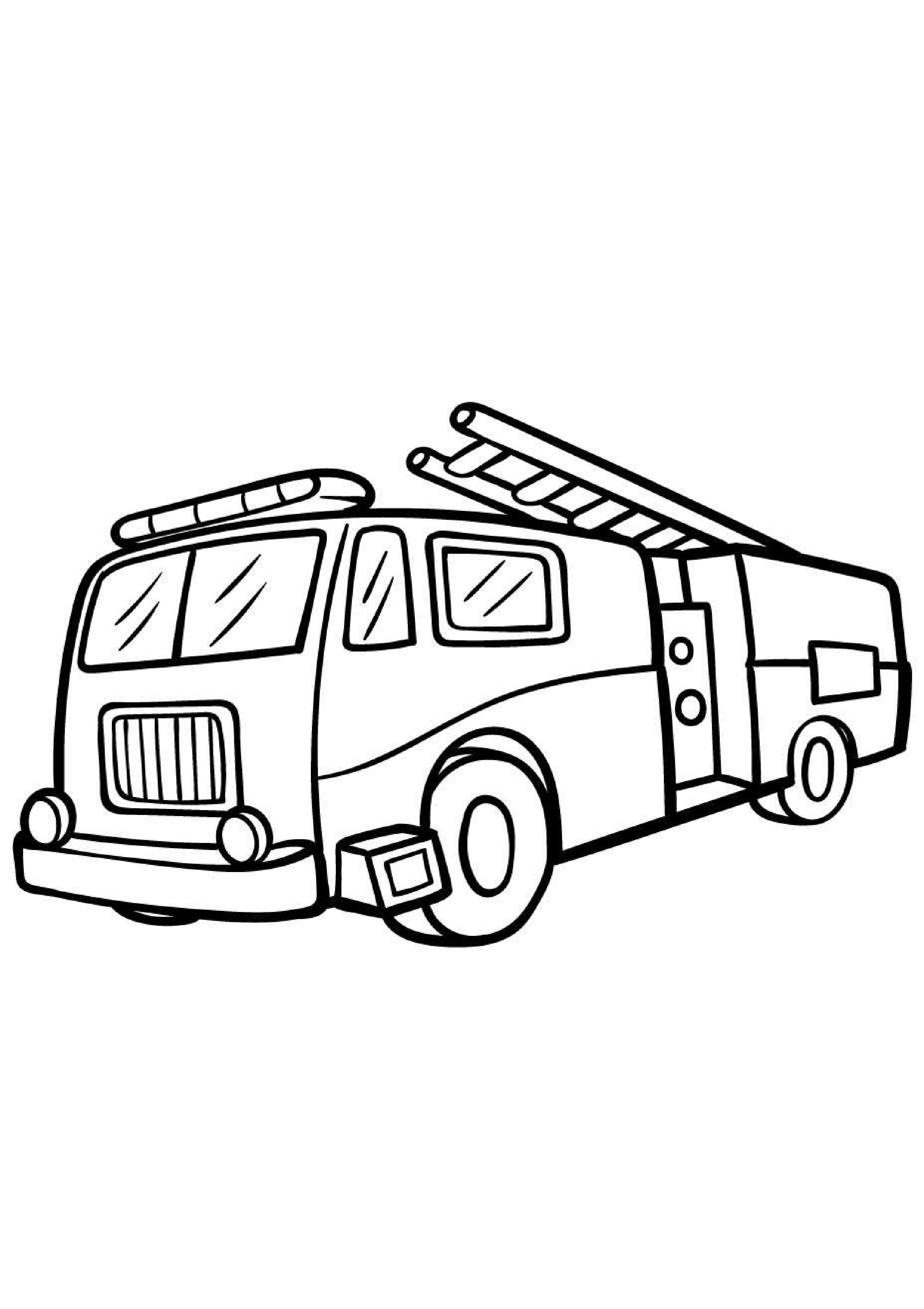 coloriage-gratuit-camion-pompier
