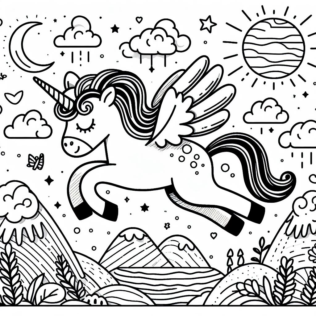 coloriage-licorne