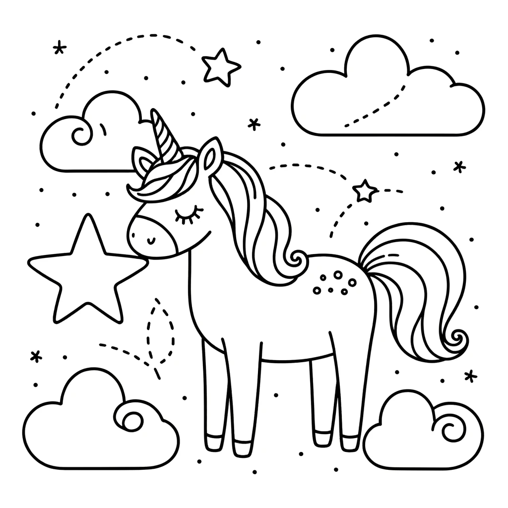 coloriage-licorne