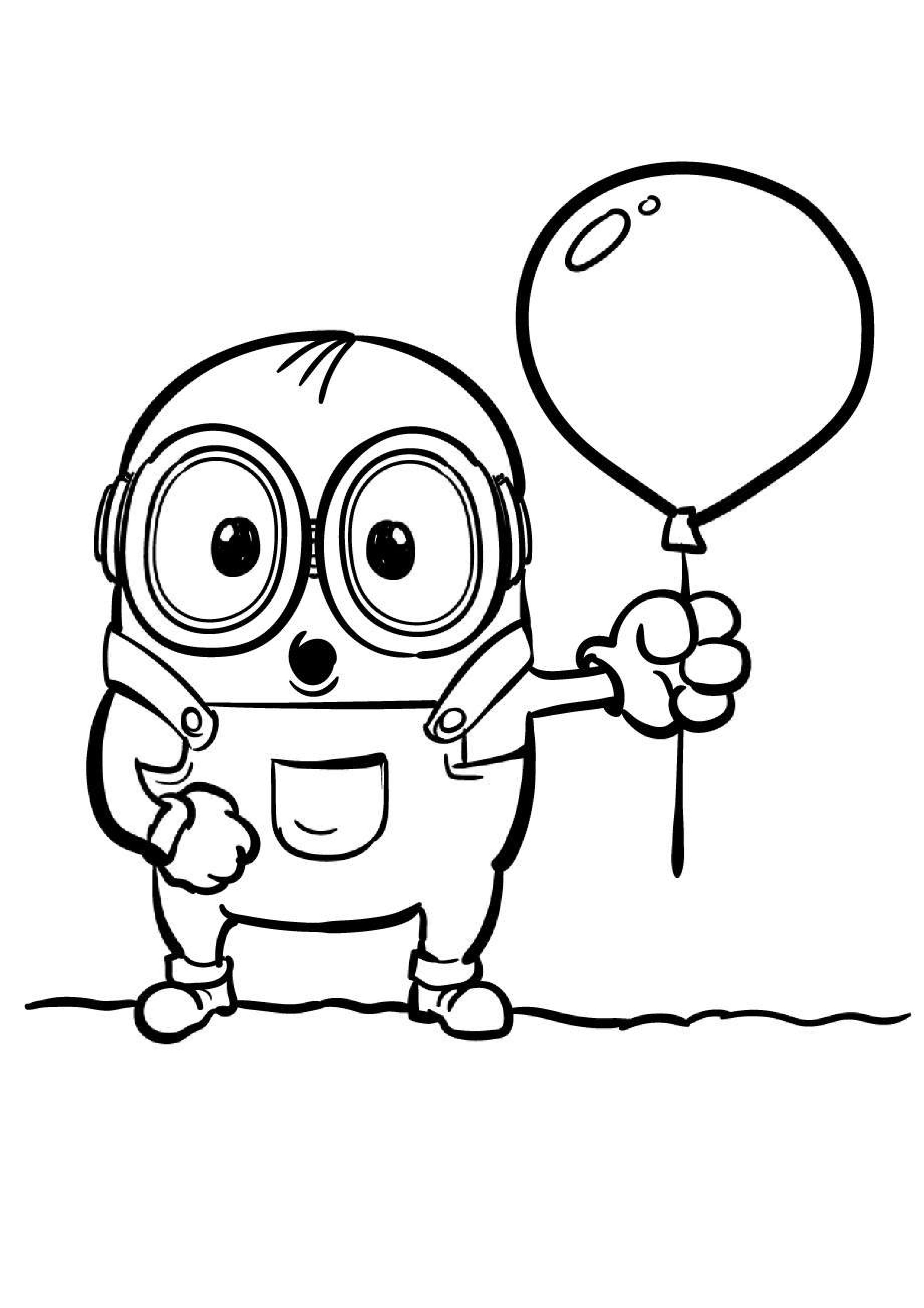 coloriage-minion-gratuit