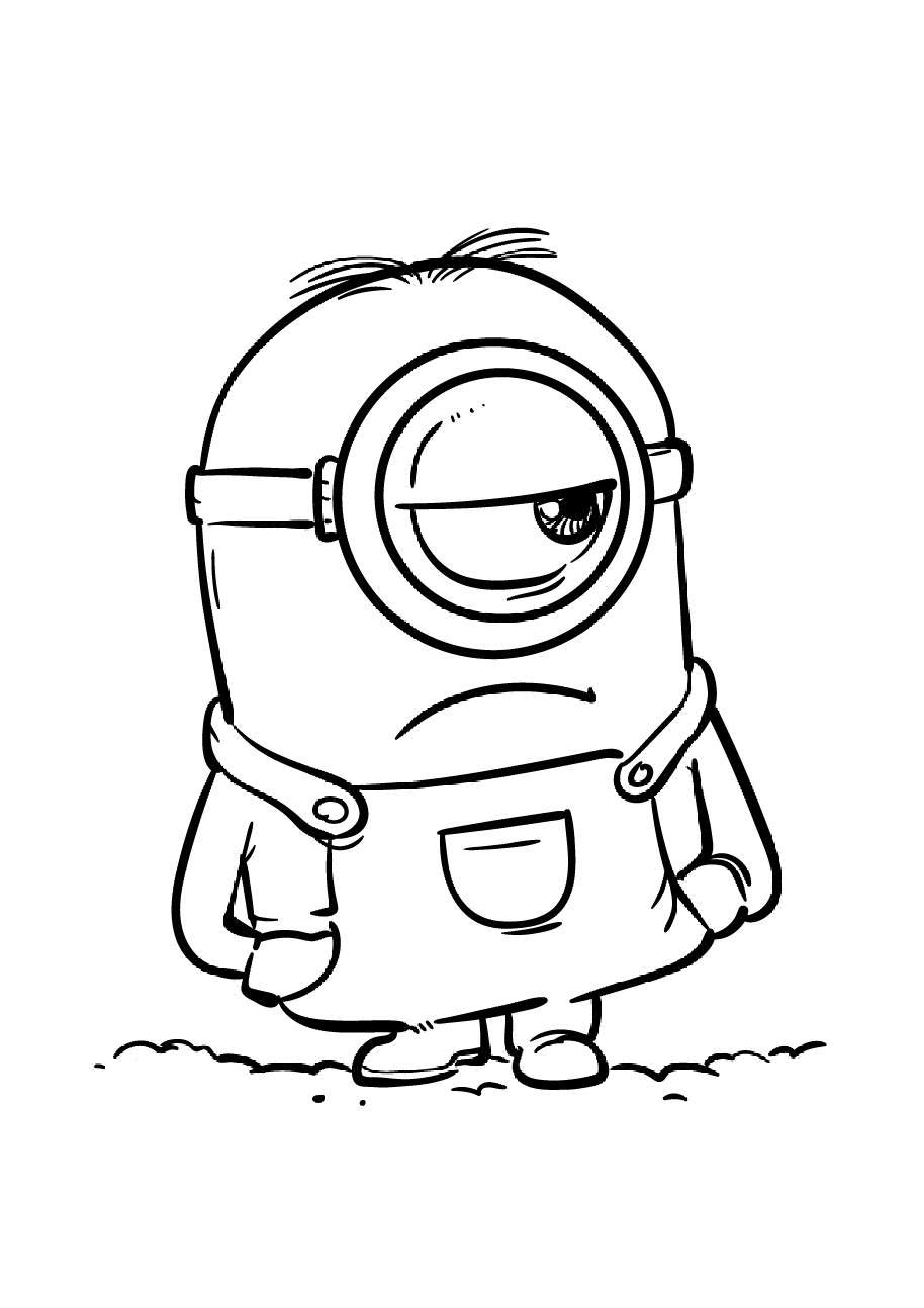 coloriage-minion-gratuit