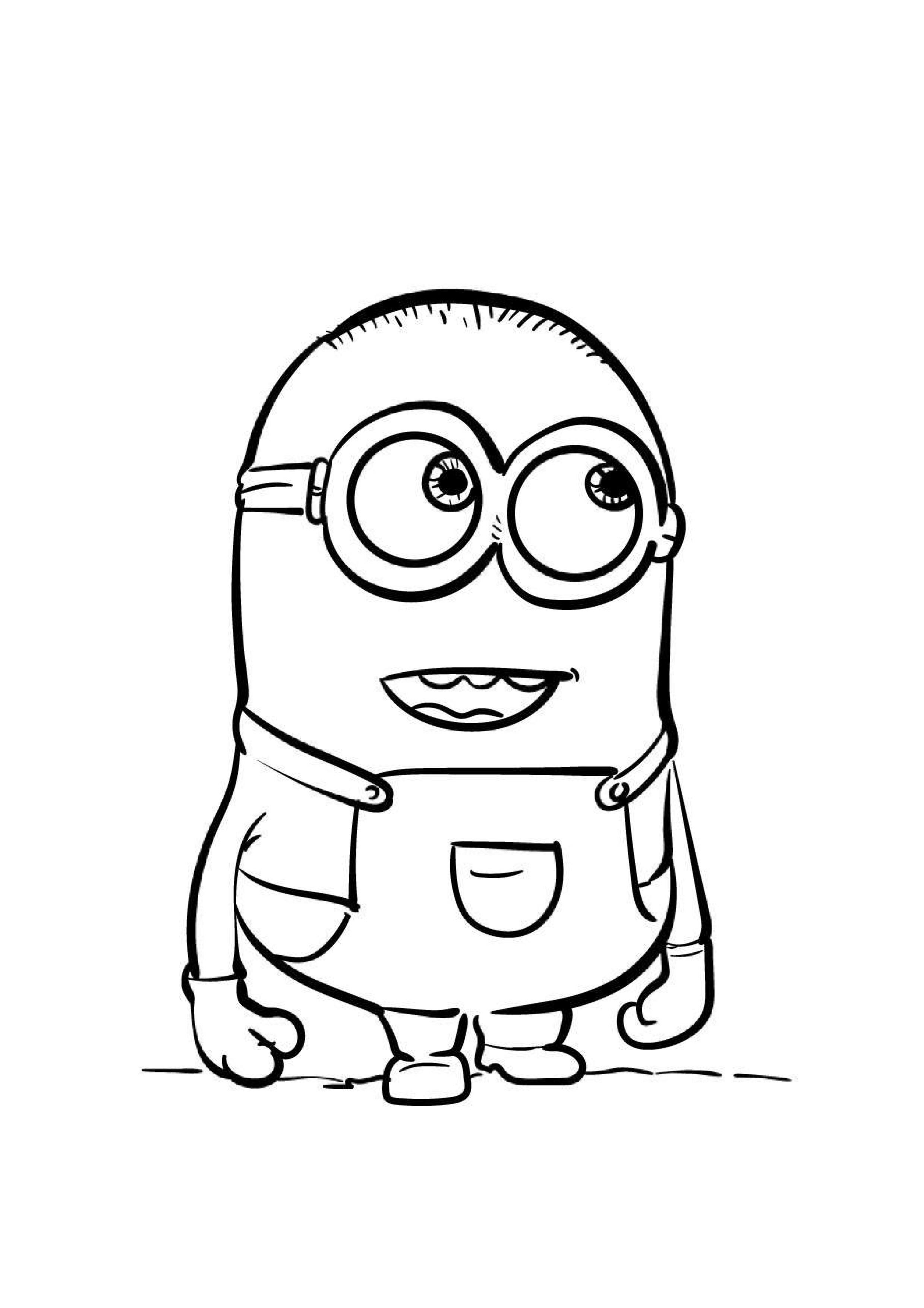 coloriage-minion-gratuit