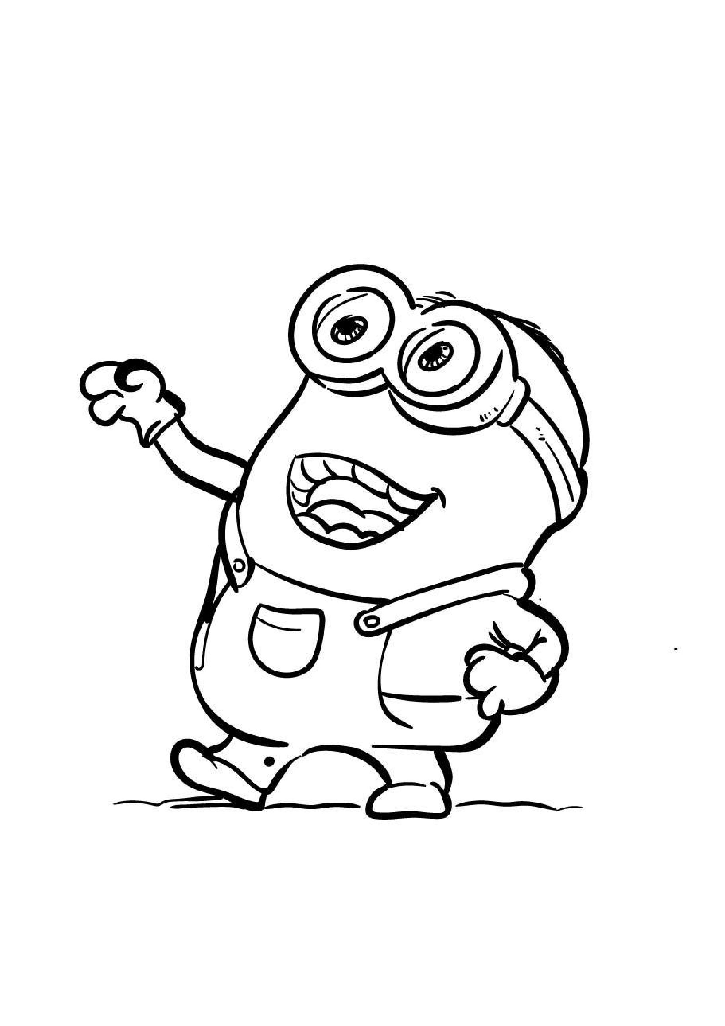 coloriage-minion-gratuit