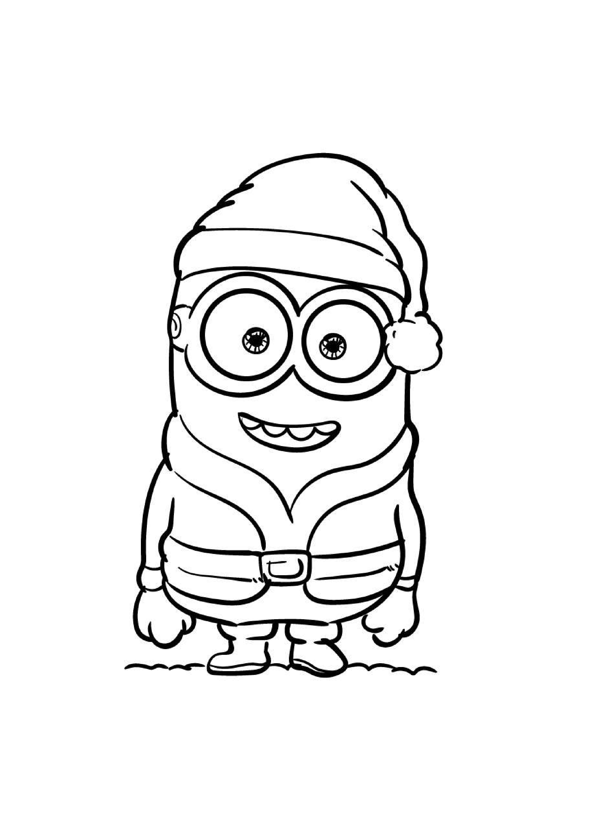 coloriage-minion-gratuit