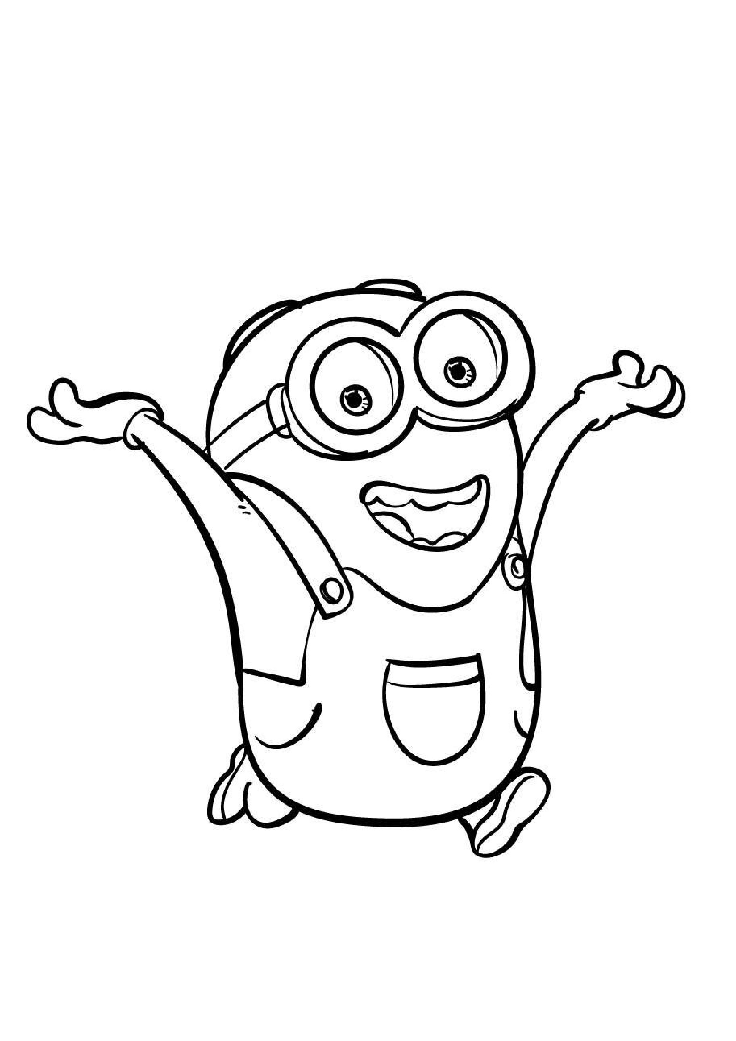 coloriage-minion-gratuit