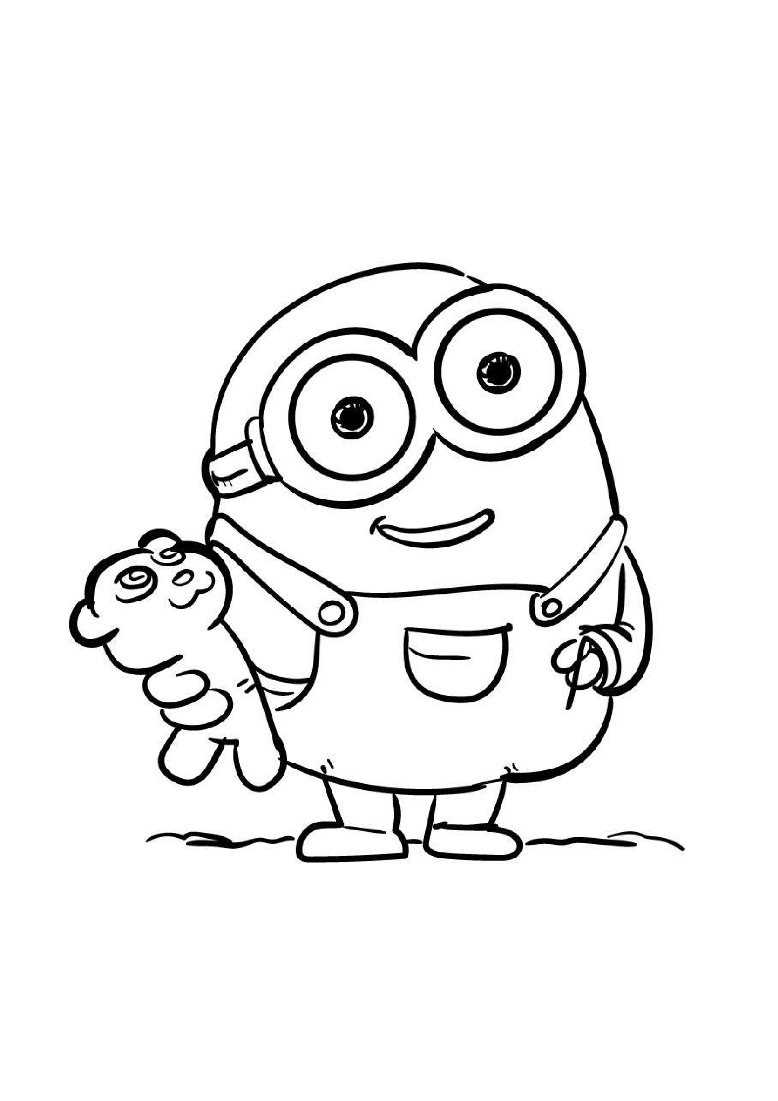 coloriage-minion-gratuit