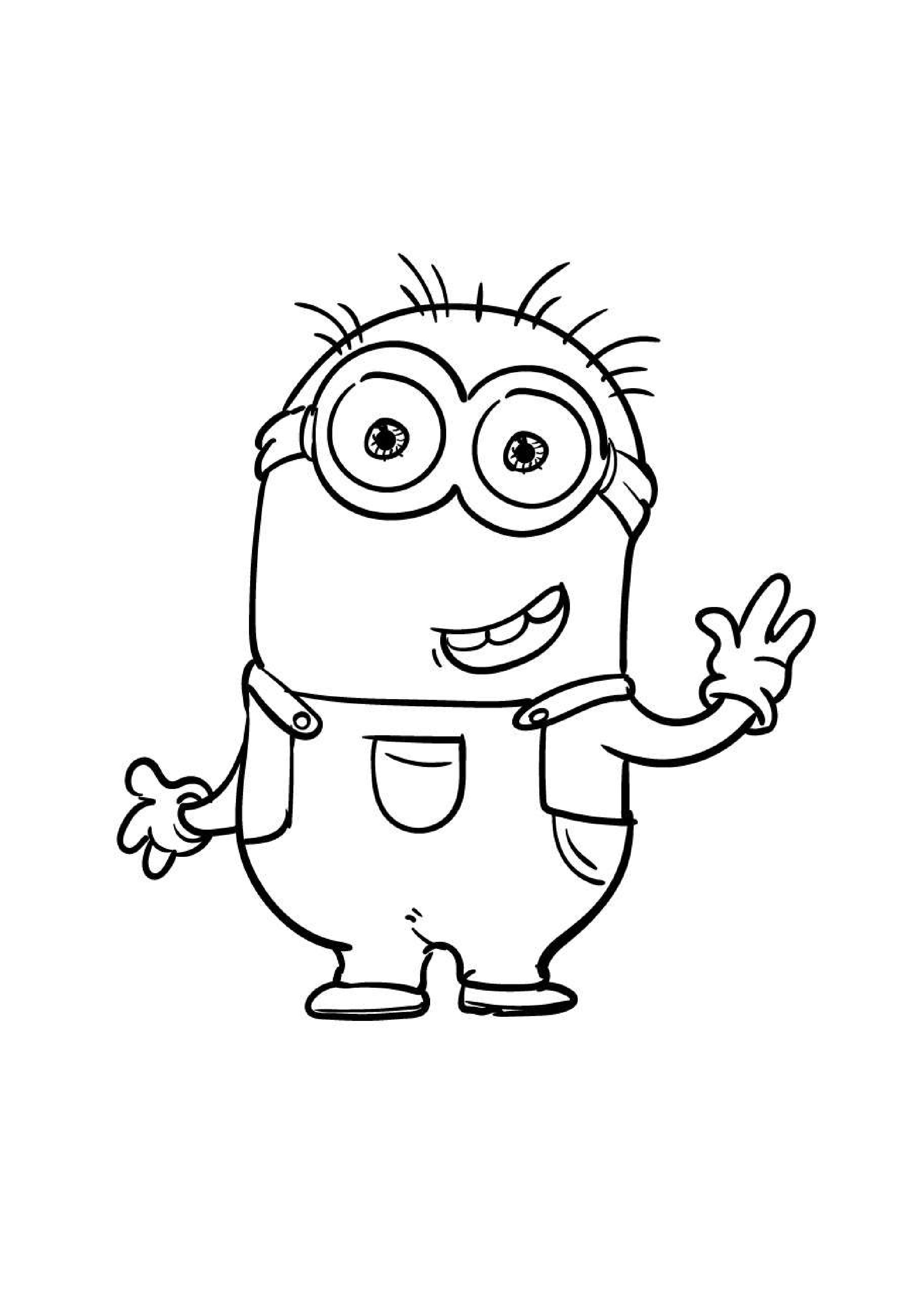 coloriage-minion-gratuit