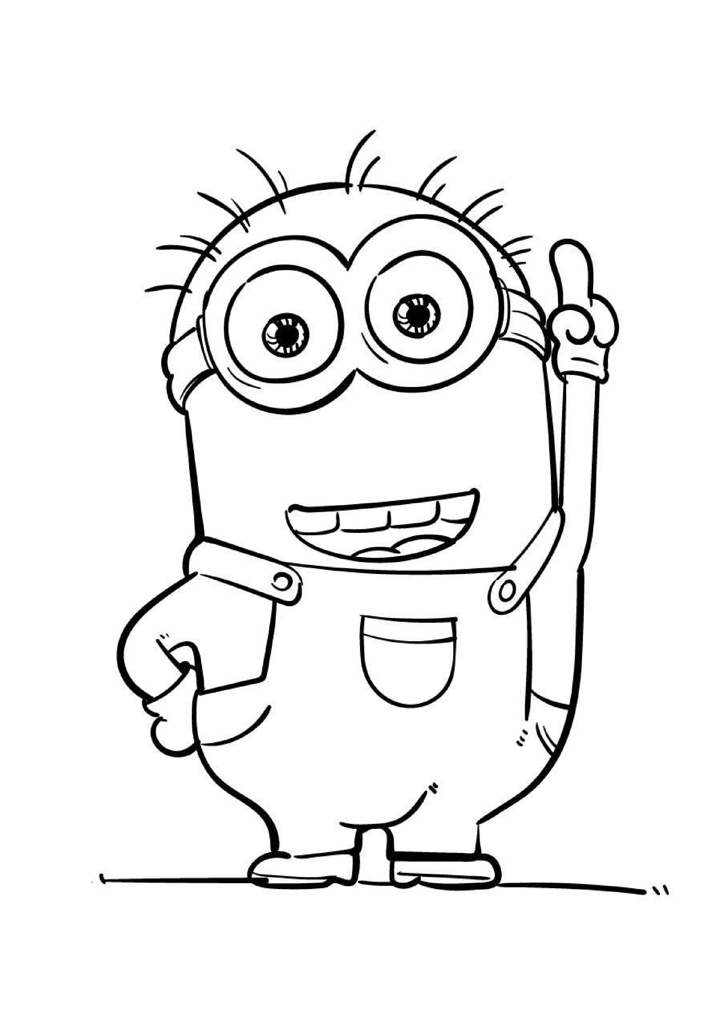 coloriage-minion-gratuit