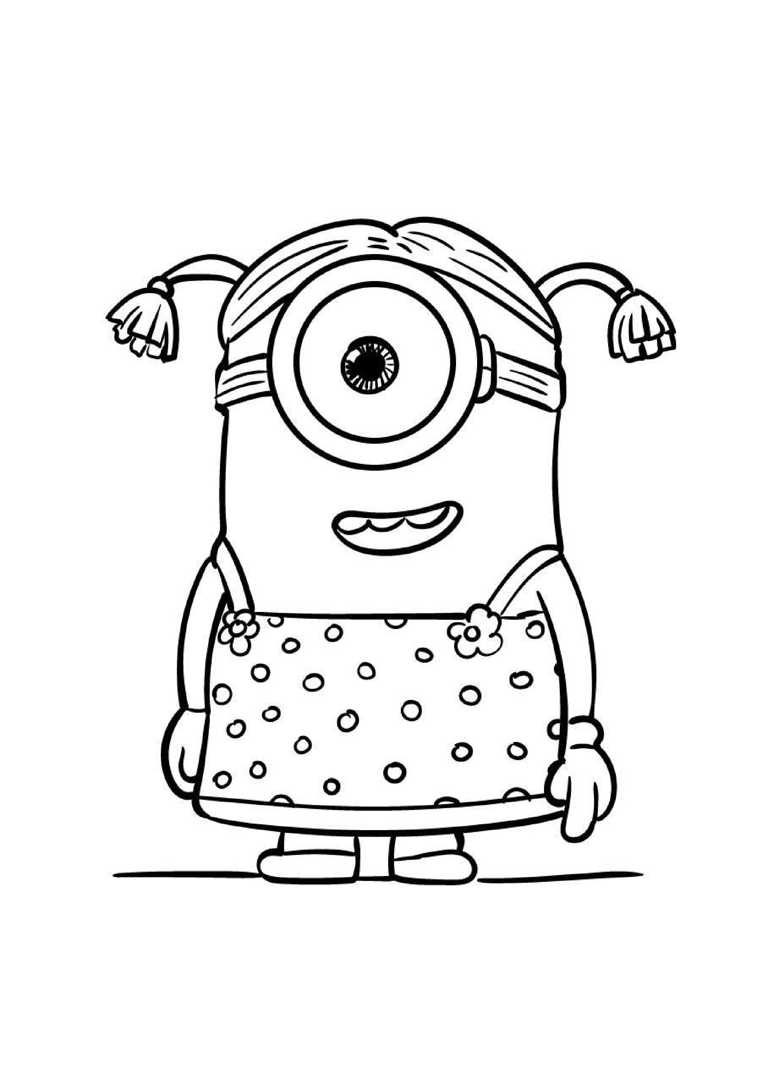 coloriage-minion-gratuit