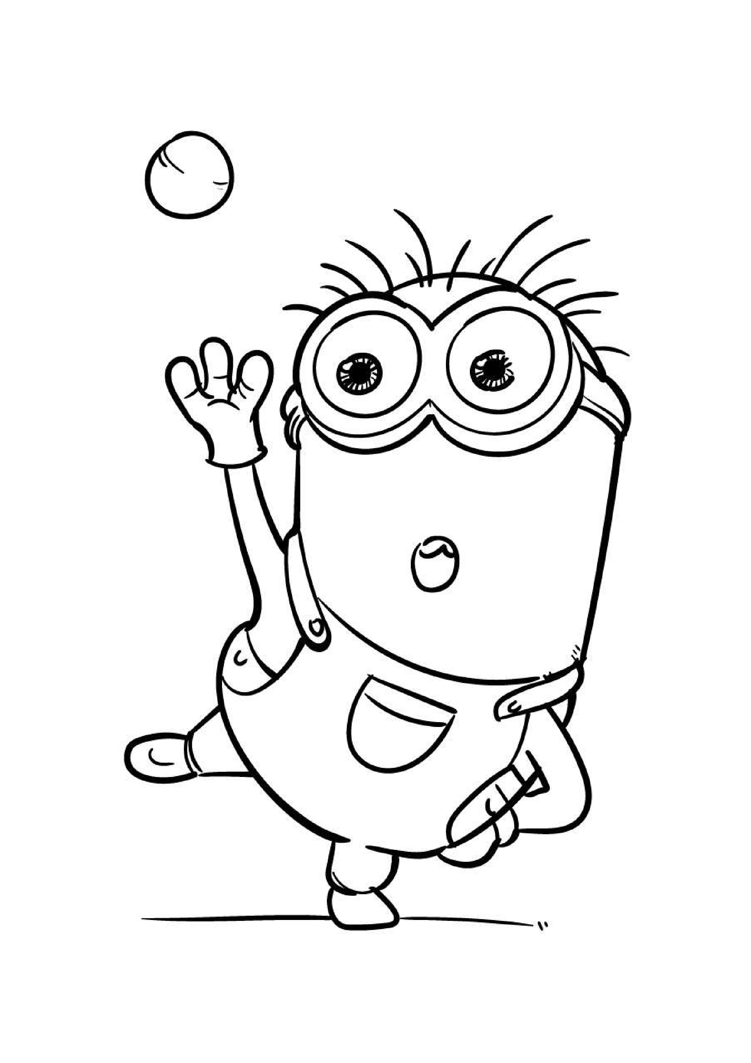 coloriage-minion-imprimer