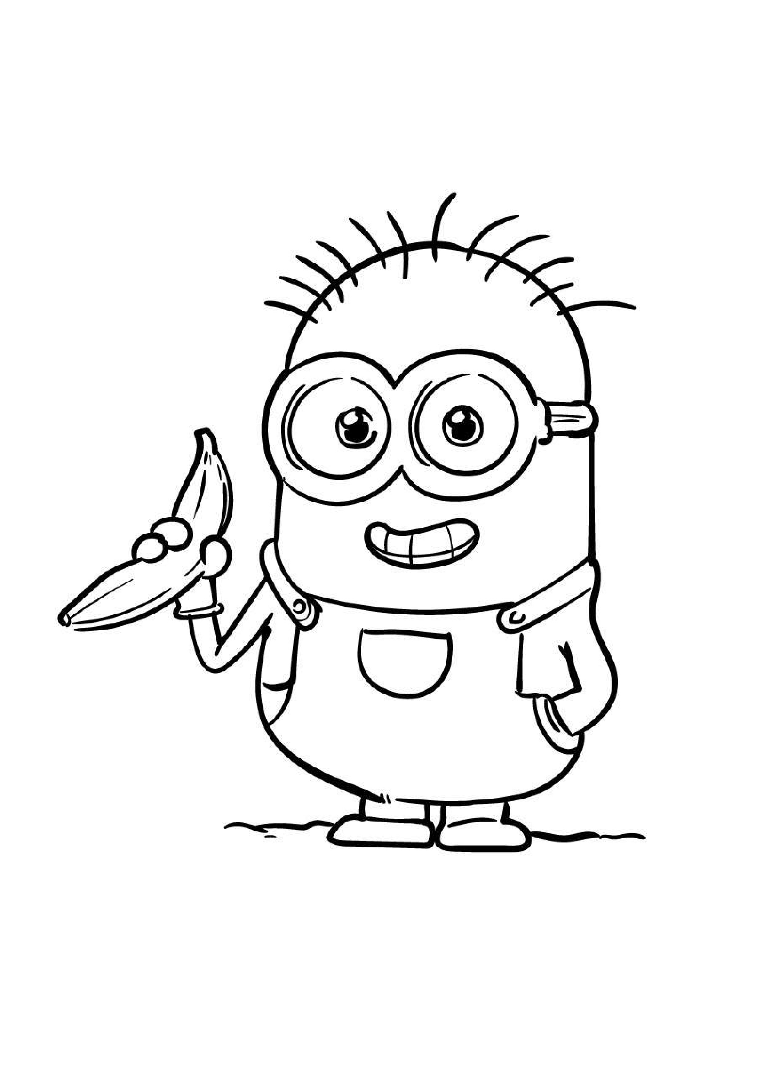 coloriage-minion-imprimer