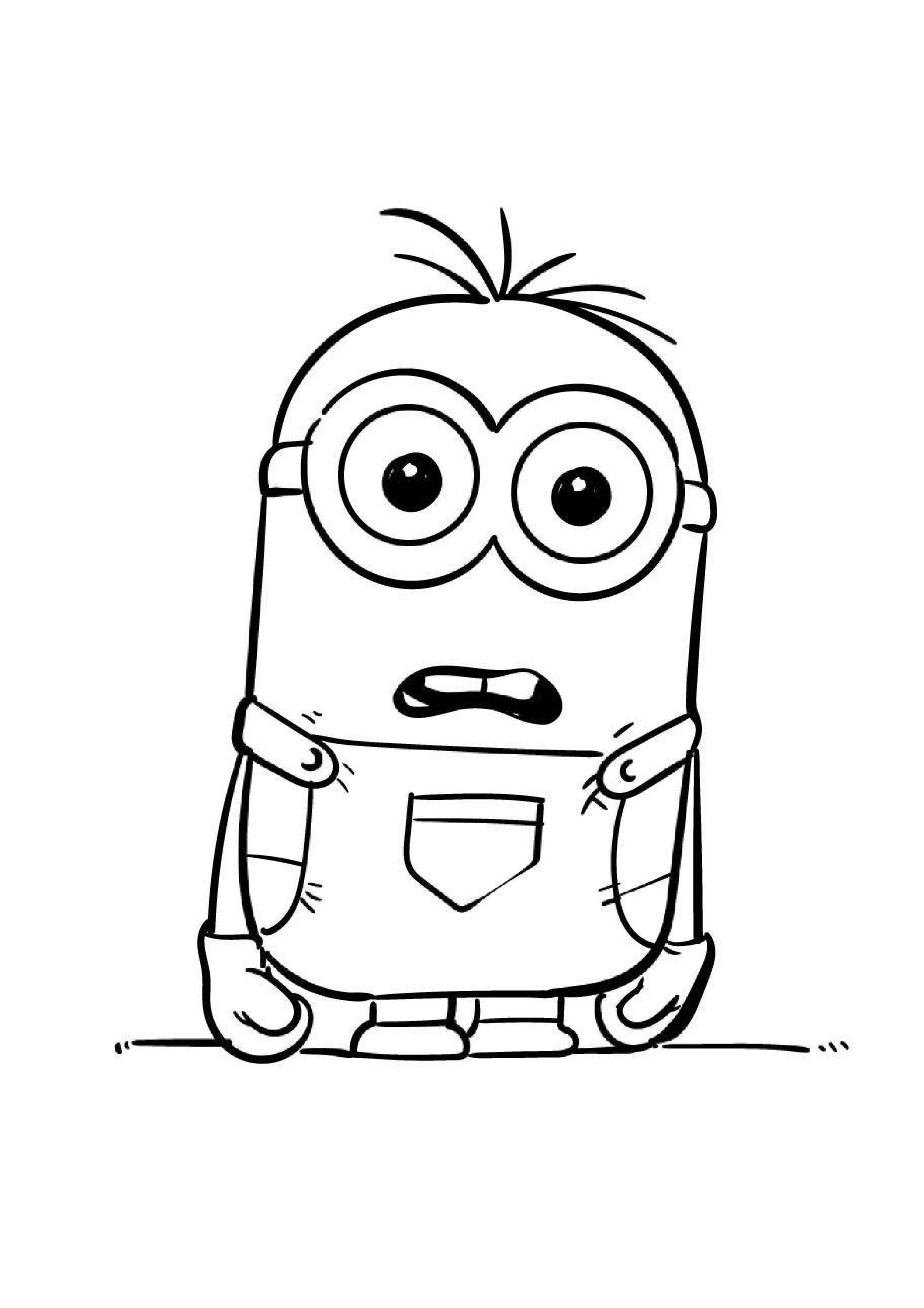 coloriage-minion-imprimer
