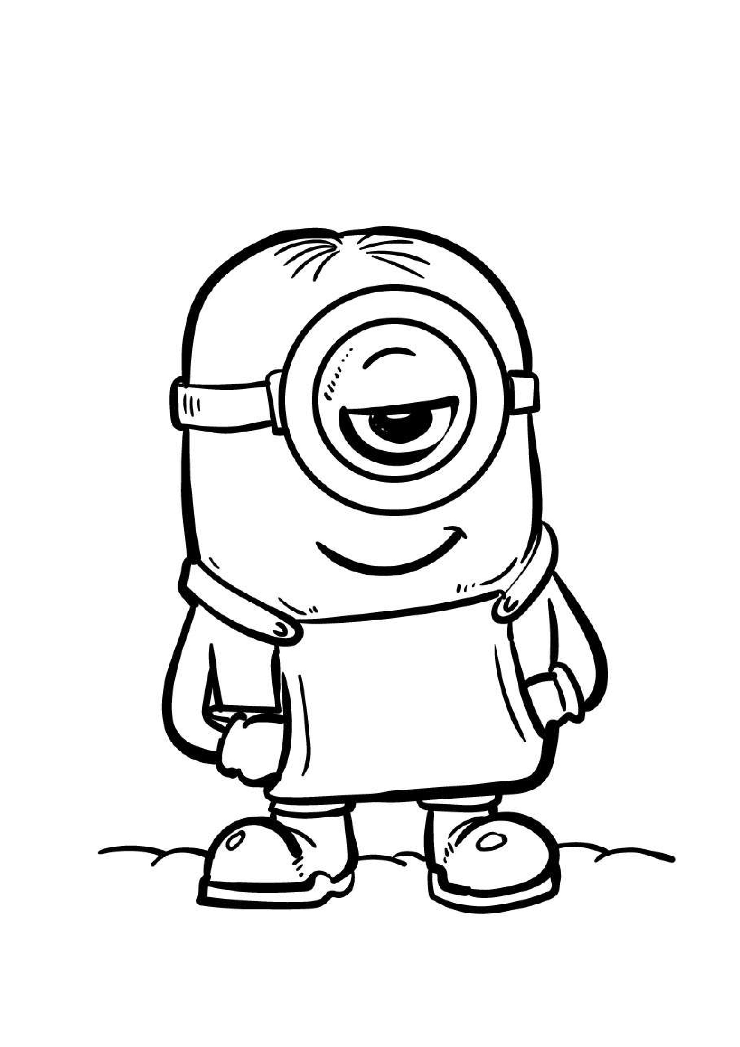 coloriage-minion-imprimer