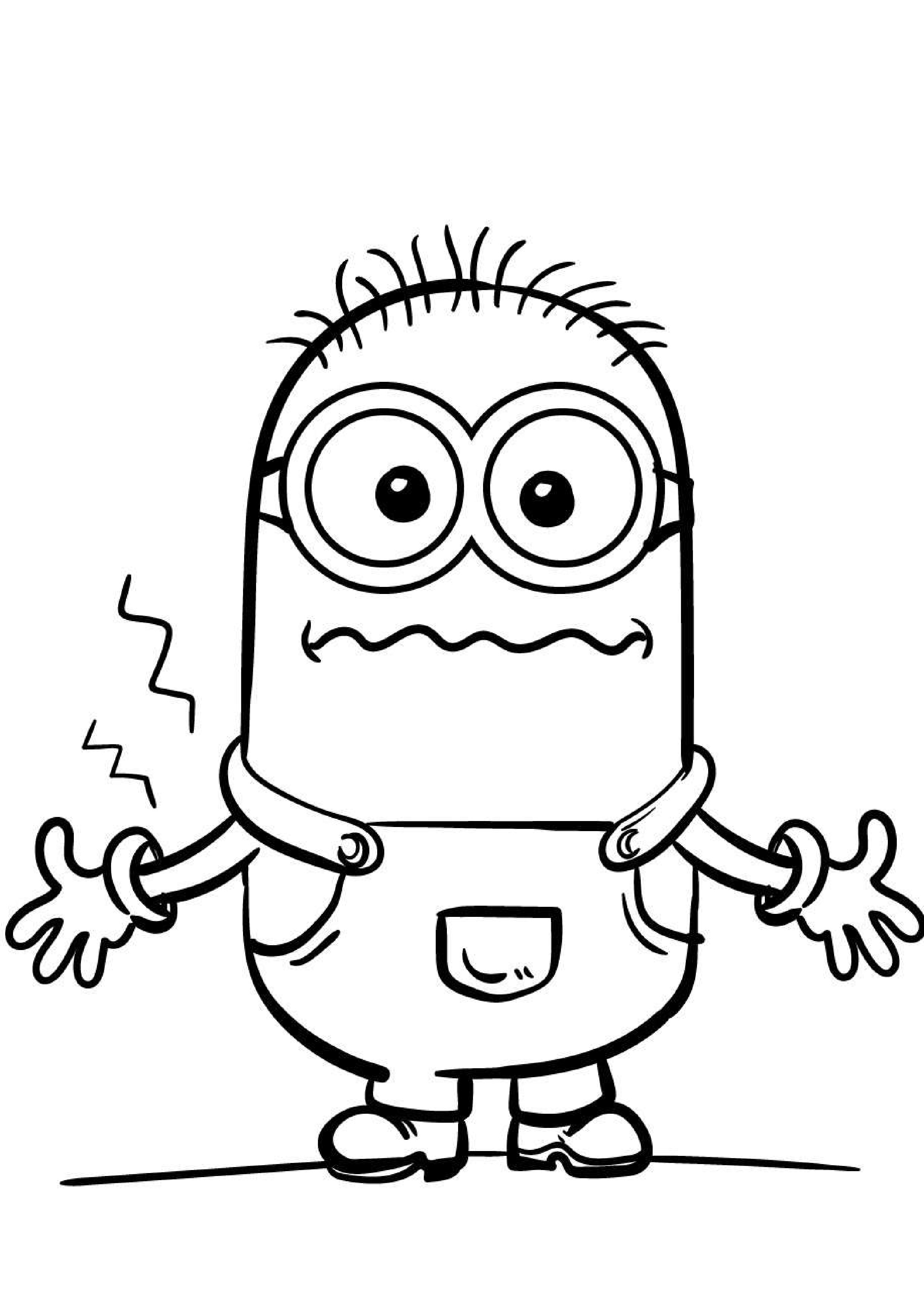 coloriage-minion-imprimer