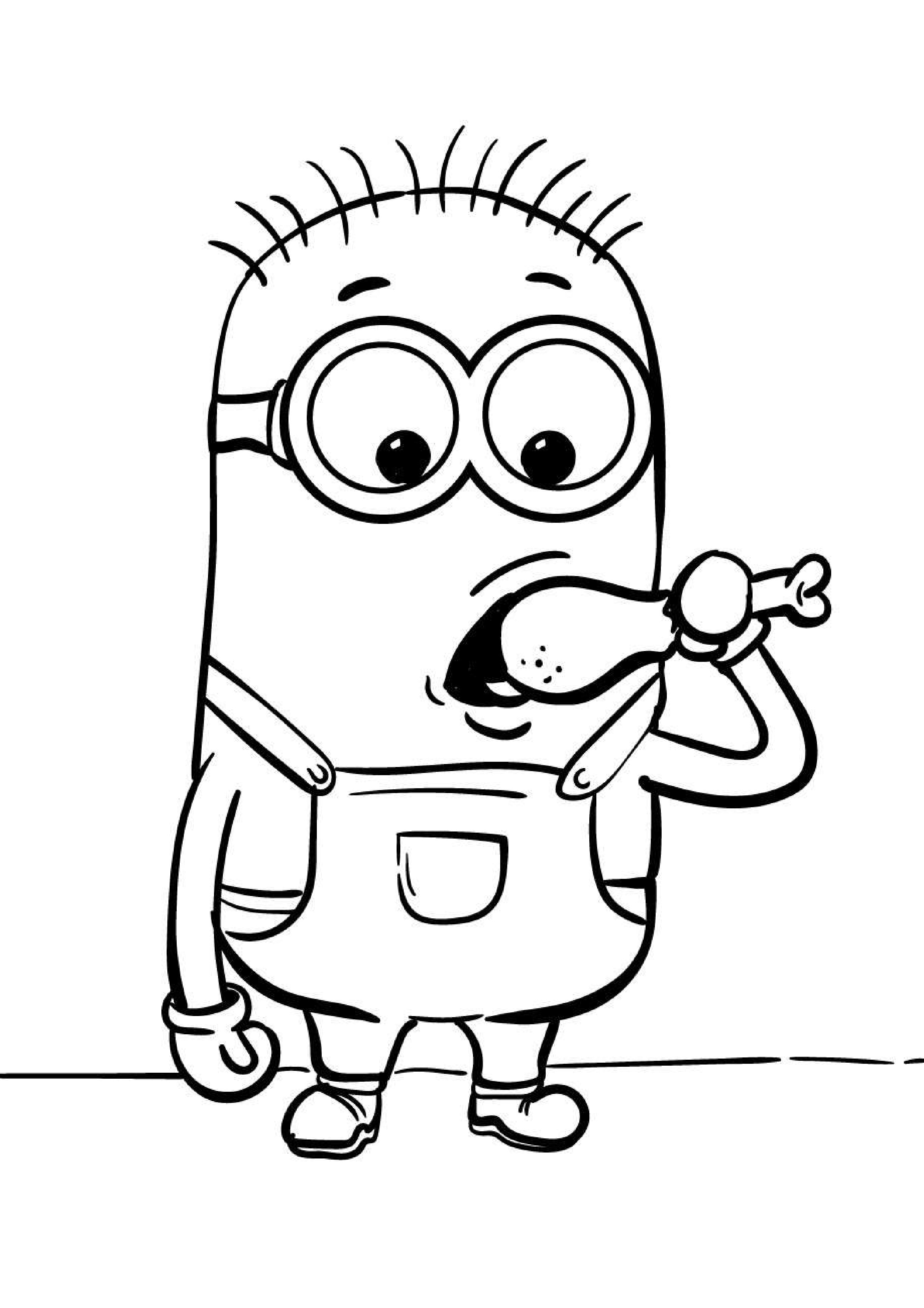 coloriage-minion-imprimer